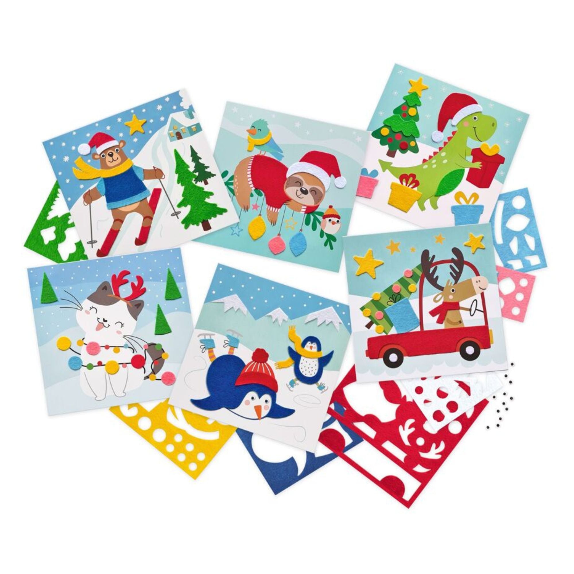 Bastelset Filzbilder "Winter friends" Ursus - malmichbuntbest.com