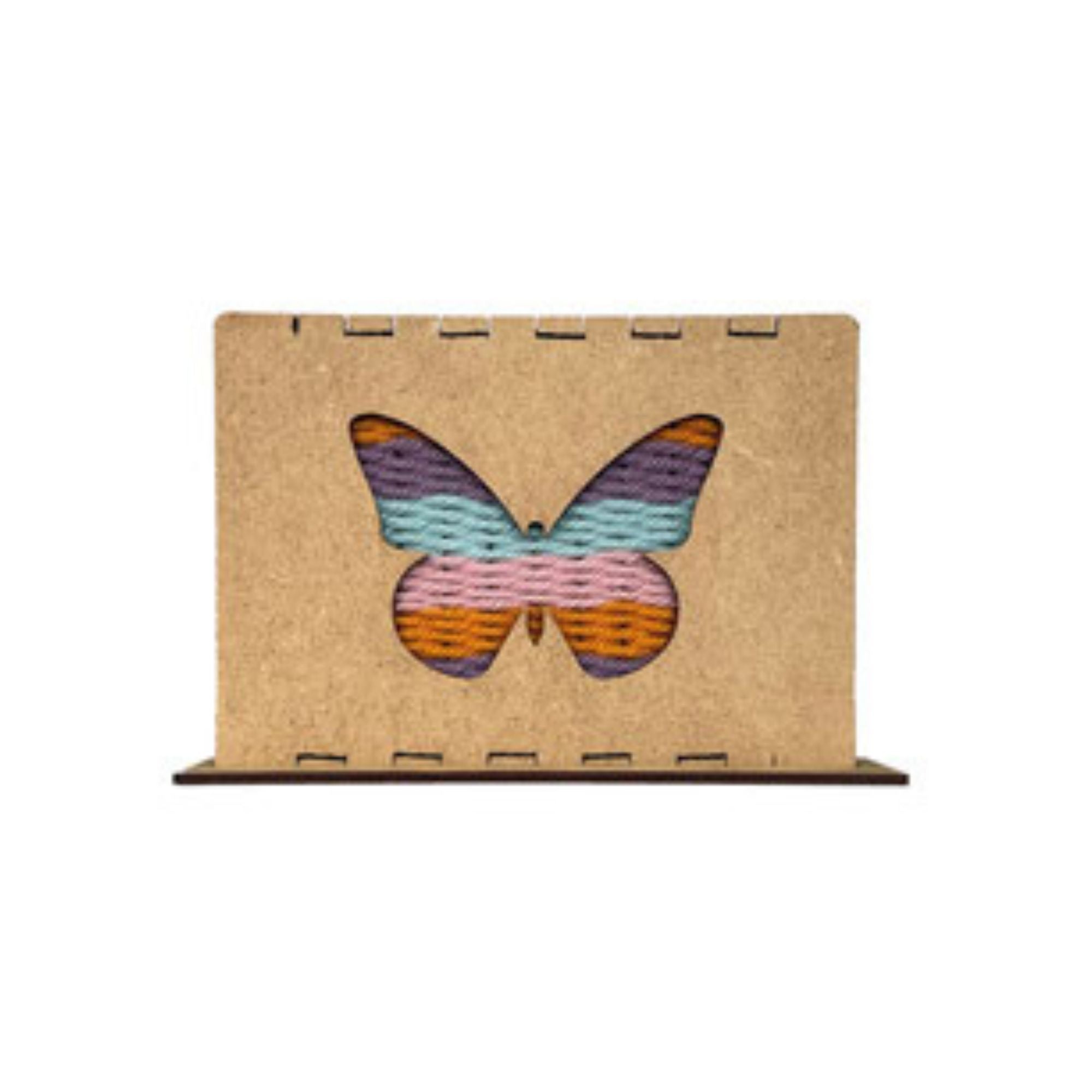 Bastelset Schmetterling - Weben für Kinder Mikiprojekt - malmichbuntbest.com