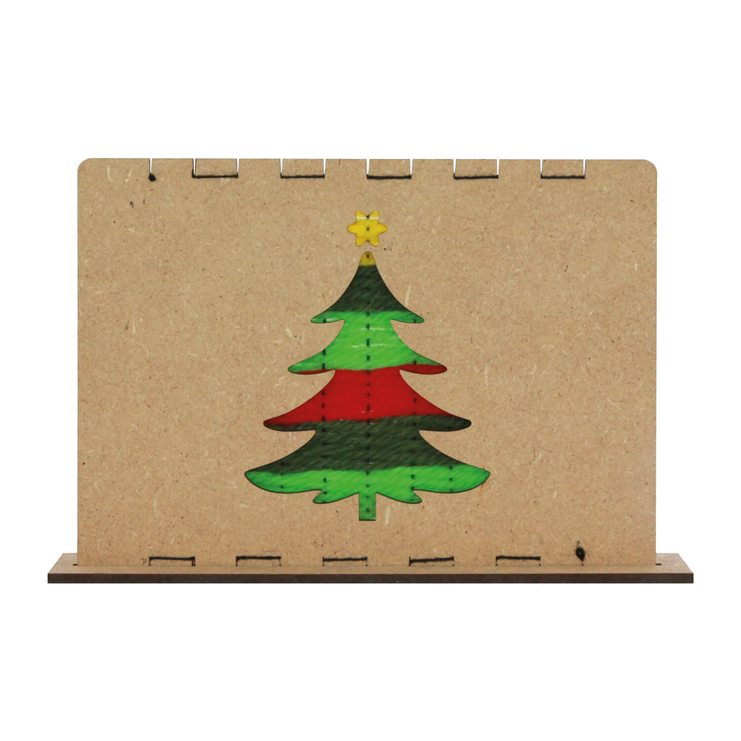 Bastelset Weihnachsbaum - Weben für Kinder Mikiprojekt - malmichbuntbest.com