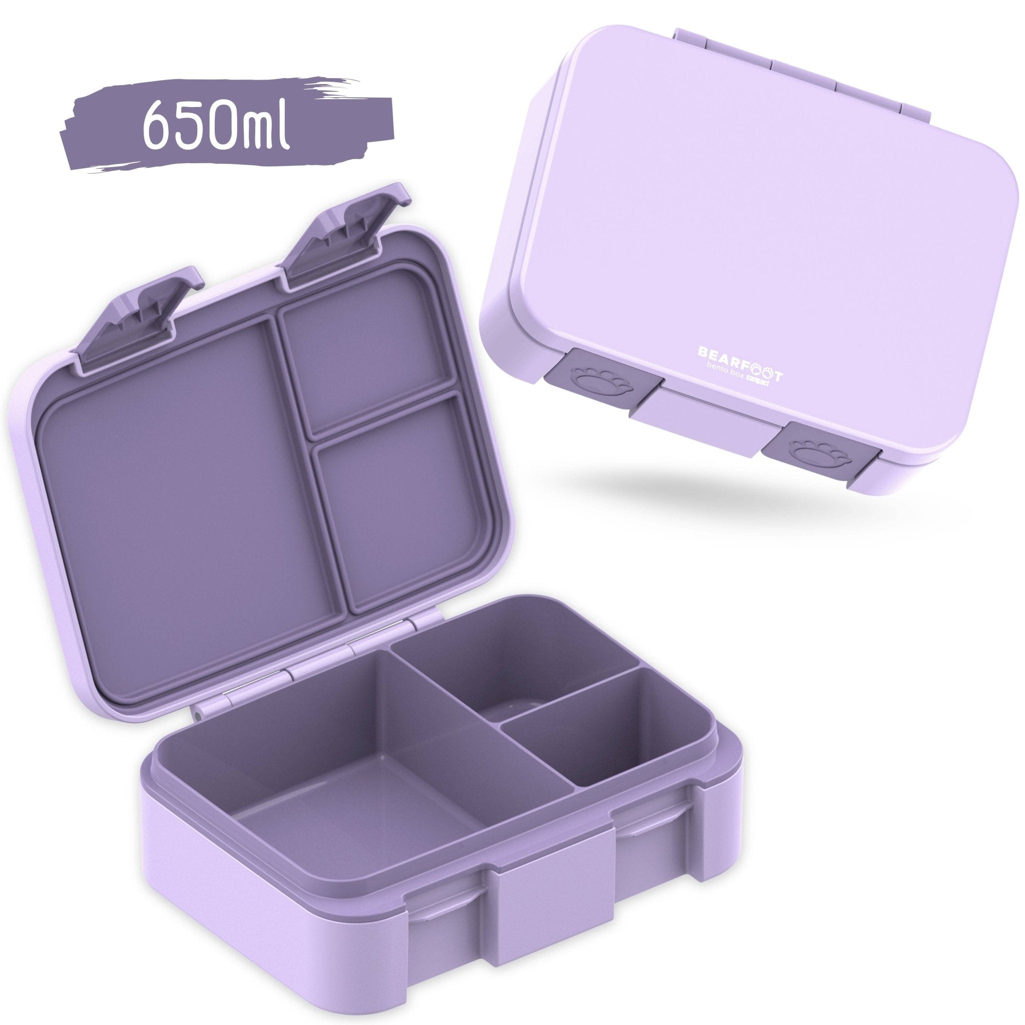 BEARFOOT Bento Box COMPACT - lila: 1.000ml BEARFOOT - malmichbuntbest.com