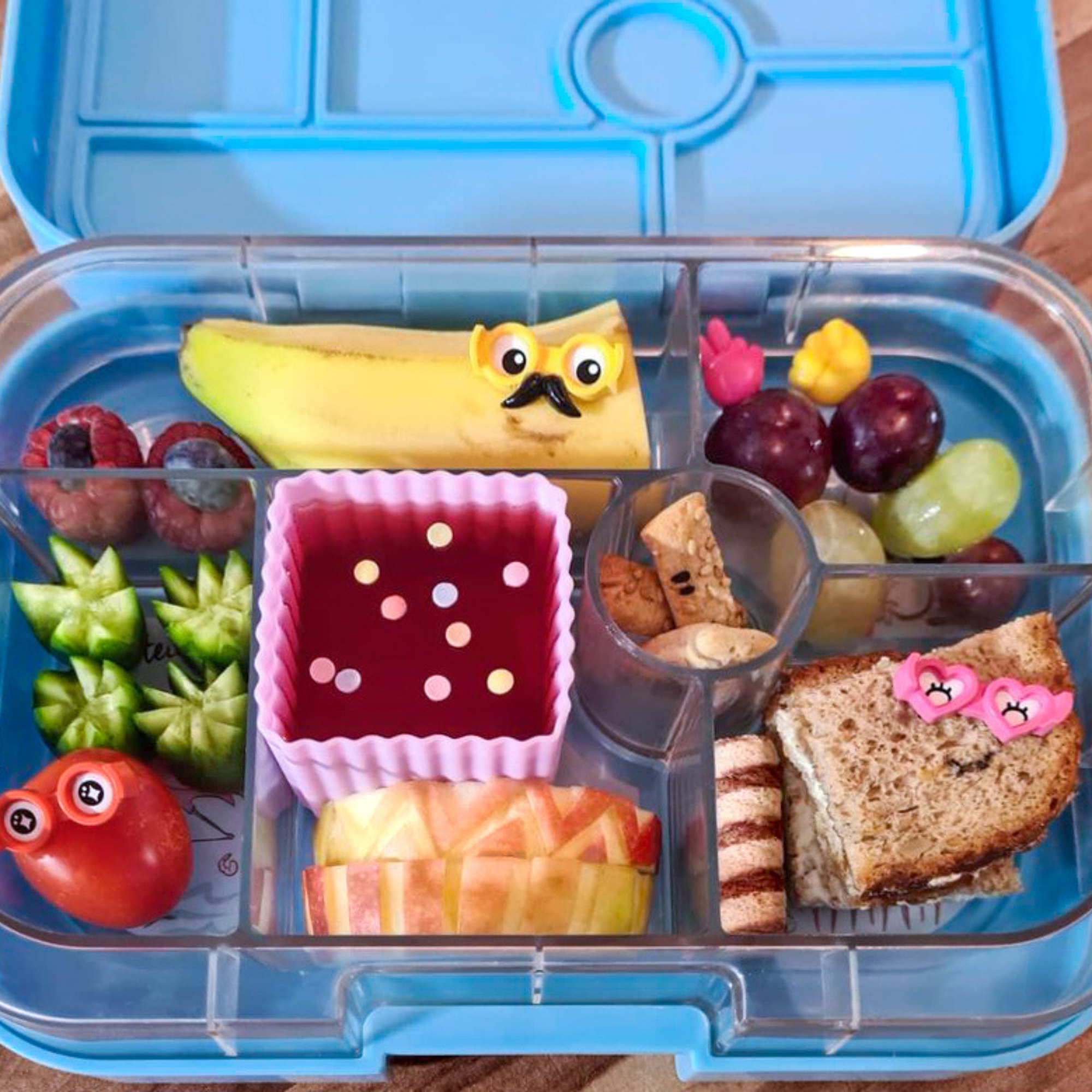 Bento Förmchen, 4er Set - LEKKABOX Cups - Rosa/Flieder Lekkabox - malmichbuntbest.com