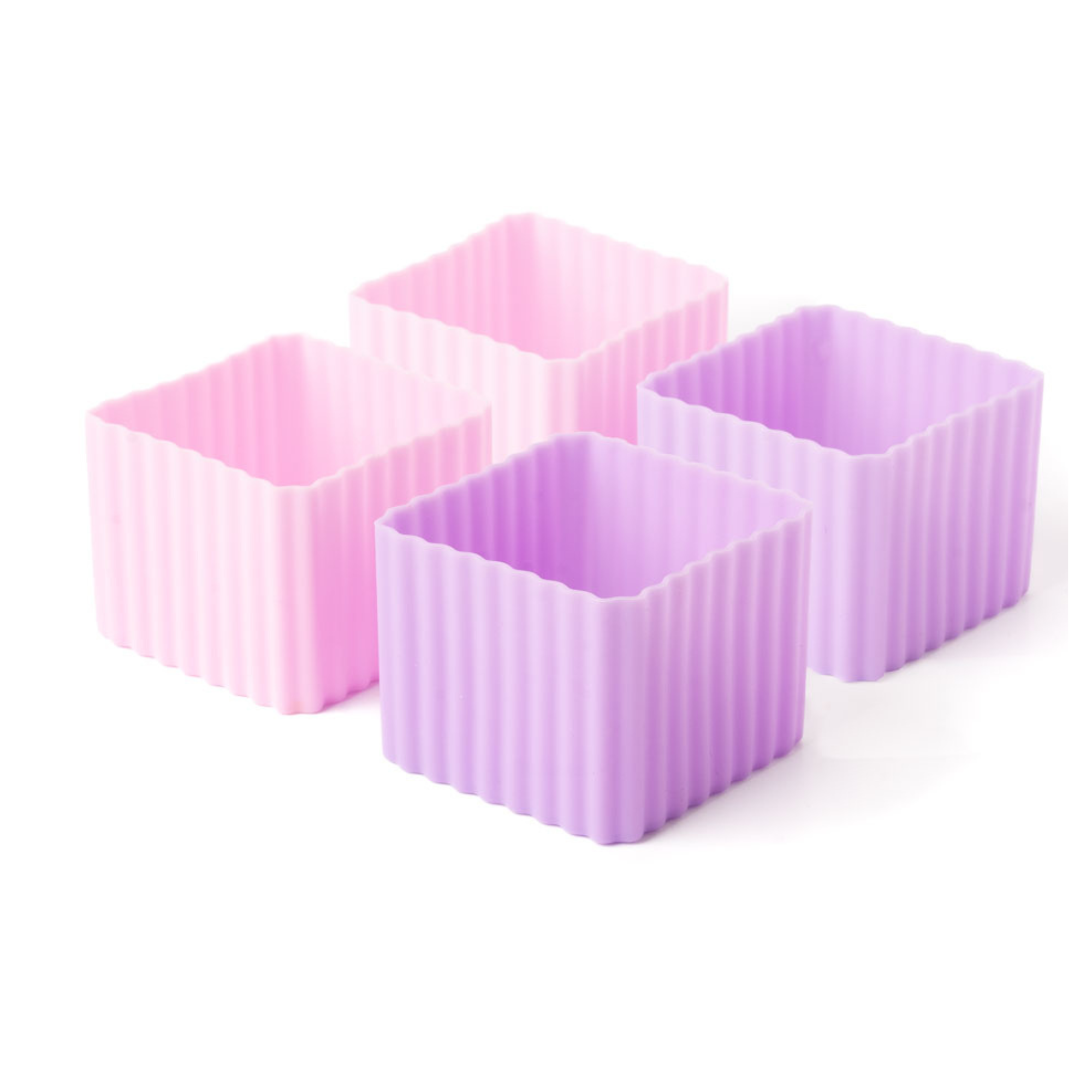 Bento Förmchen, 4er Set - LEKKABOX Cups - Rosa/Flieder Lekkabox - malmichbuntbest.com