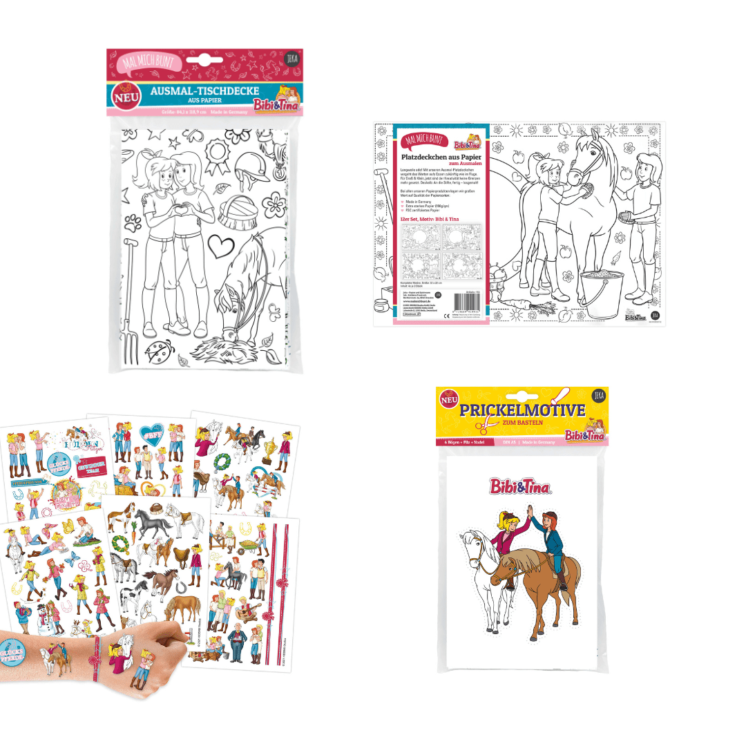 Bibi und Tina Produkt - Bundle malmichbuntbest.com - malmichbuntbest.com