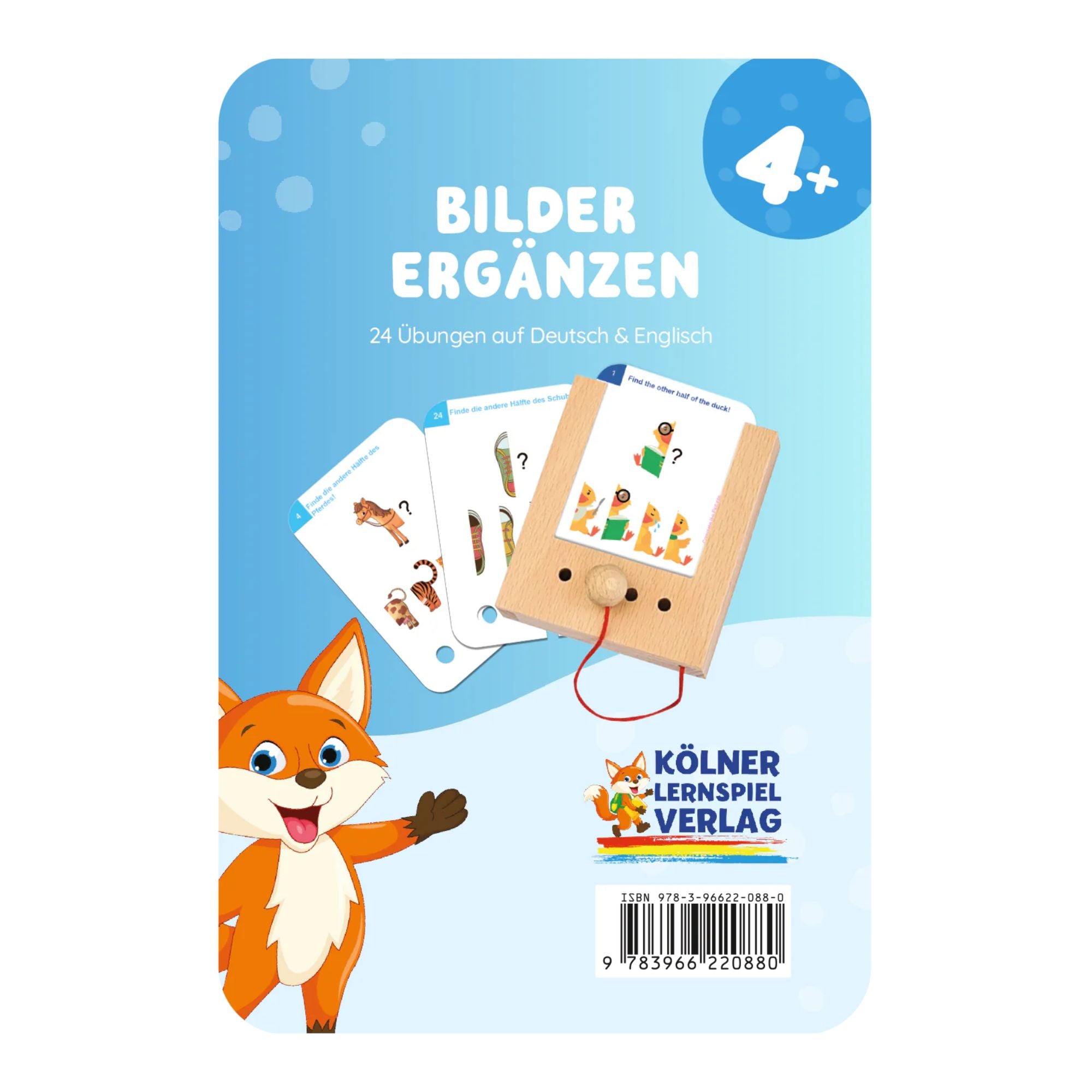 Bilder ergänzen (ab 4 Jahren) - Übungen für den Lochkasten Lernspielverlag - malmichbuntbest.com
