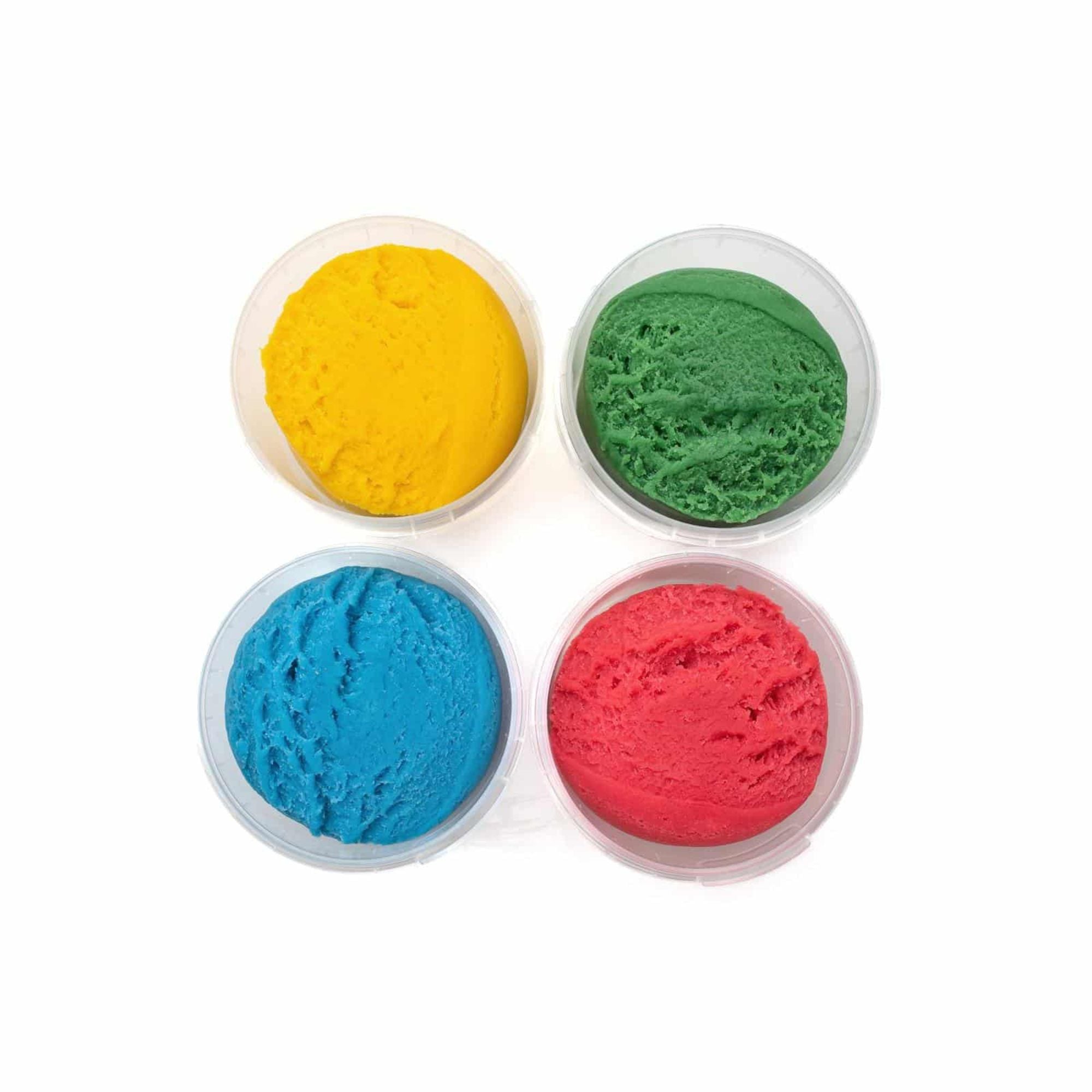 Bio Easy - Knete vegan - 4er Set "Yuki" neoGRÜN - malmichbuntbest.com