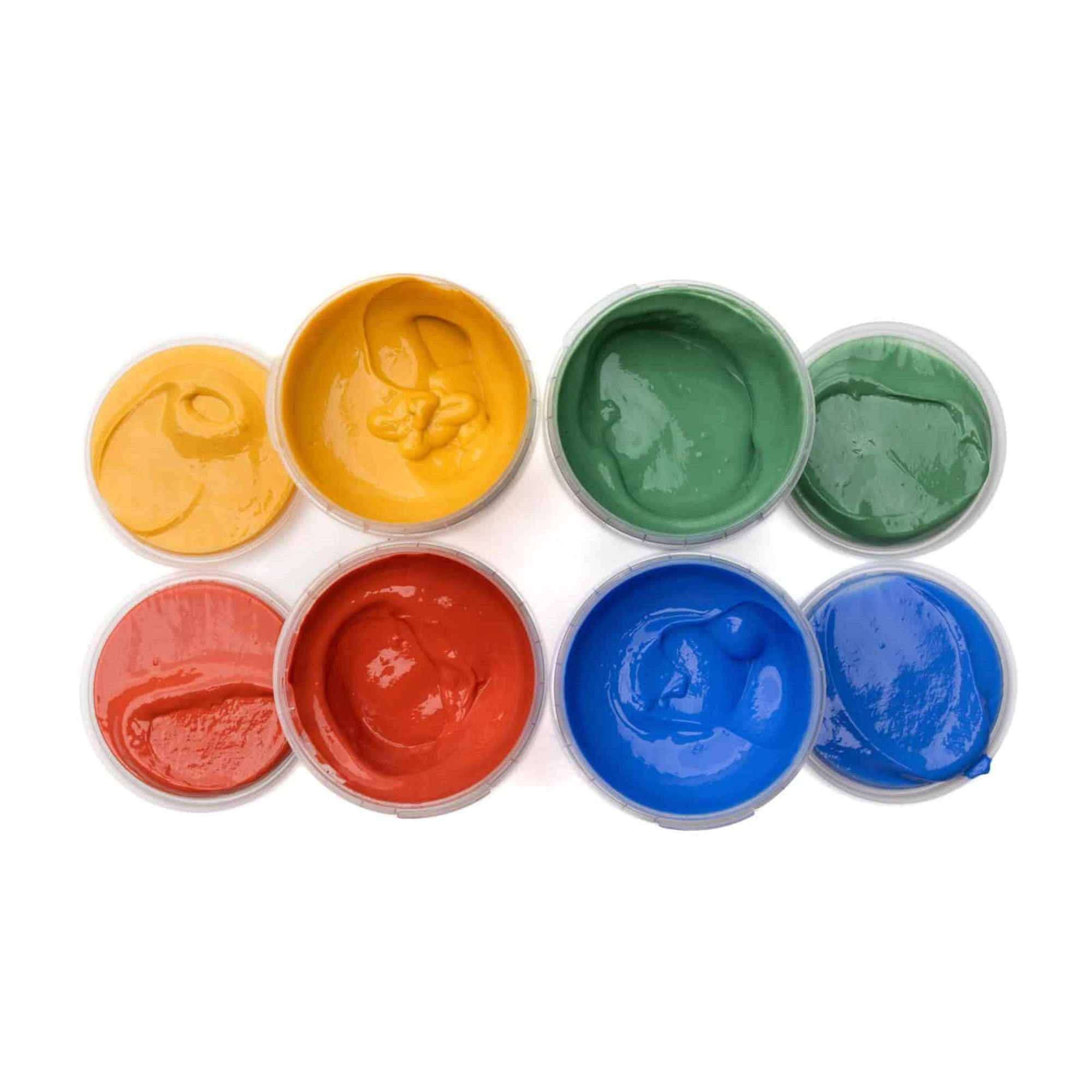 Bio - Fingerfarben 4er Set "Aki" neoGRÜN - malmichbuntbest.com
