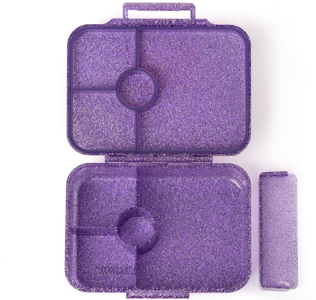 Brotdose Lekkabox Glamour Glitzer Purple Lekkabox - malmichbuntbest.com