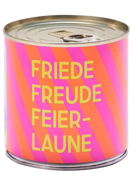 Cancake Friede Freude Feierlaune, Neon-Pink/ Orange, Geschmack Zitrone Wondercandle - malmichbuntbest.com