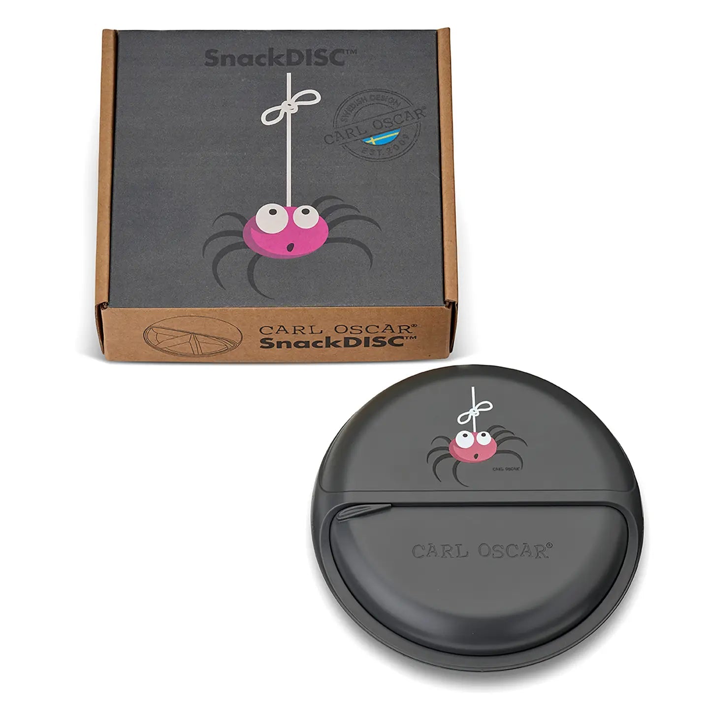 Carl Oscar SnackDISC™ für Kinder – Spinne Carl Oscar - malmichbuntbest.com