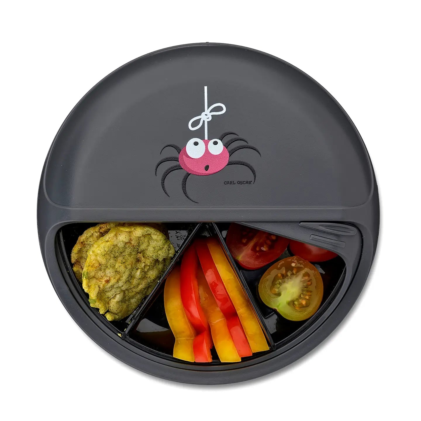 Carl Oscar SnackDISC™ für Kinder – Spinne Carl Oscar - malmichbuntbest.com