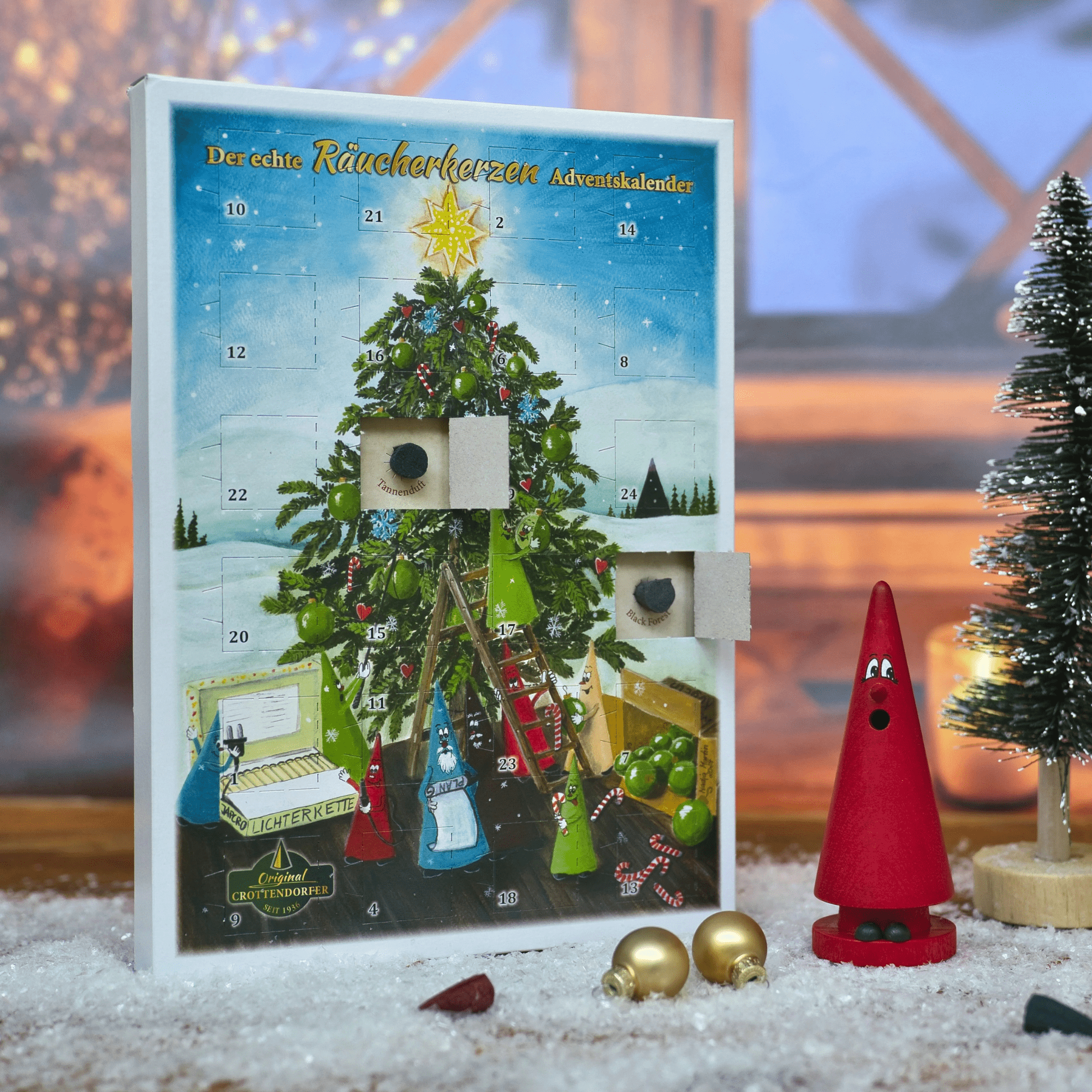 Crottendorfer der echte Räucherkerzen Adventskalender Hochformat Original Crottendorfer - malmichbuntbest.com