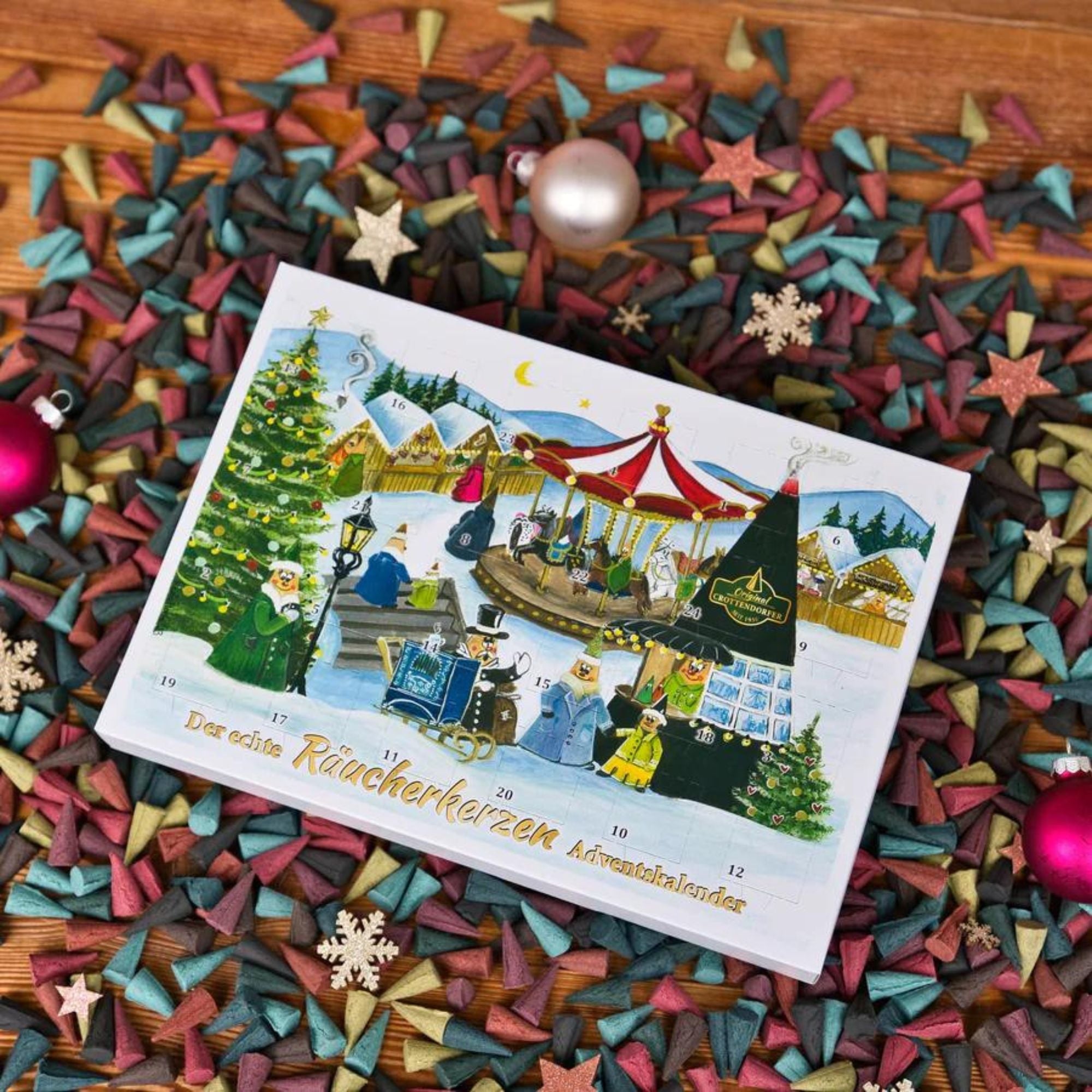Crottendorfer Räucherkerzen Adventskalender 2024 Original Crottendorfer - malmichbuntbest.com
