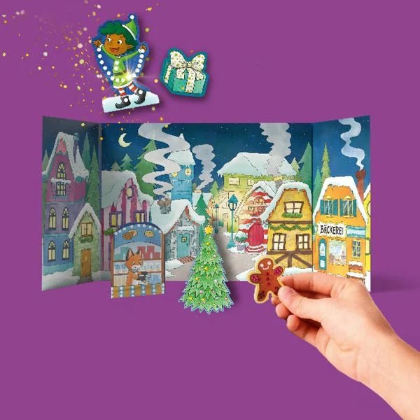 Diamond Painting Adventskalender: Glitzerndes Weihnachtsdorf TOPP Verlag - malmichbuntbest.com