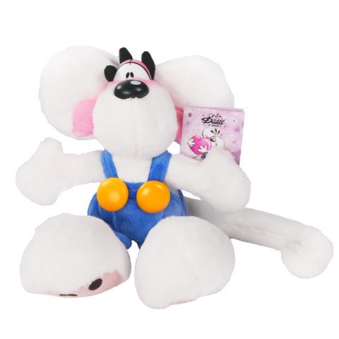 Diddl Plüschtier Diddl in blauer Latzhose 20 cm (Art. 23468) Diddl - malmichbuntbest.com