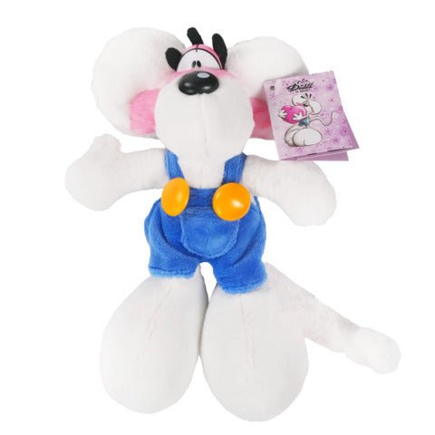 Diddl Plüschtier Diddl in blauer Latzhose 20 cm (Art. 23468) Diddl - malmichbuntbest.com