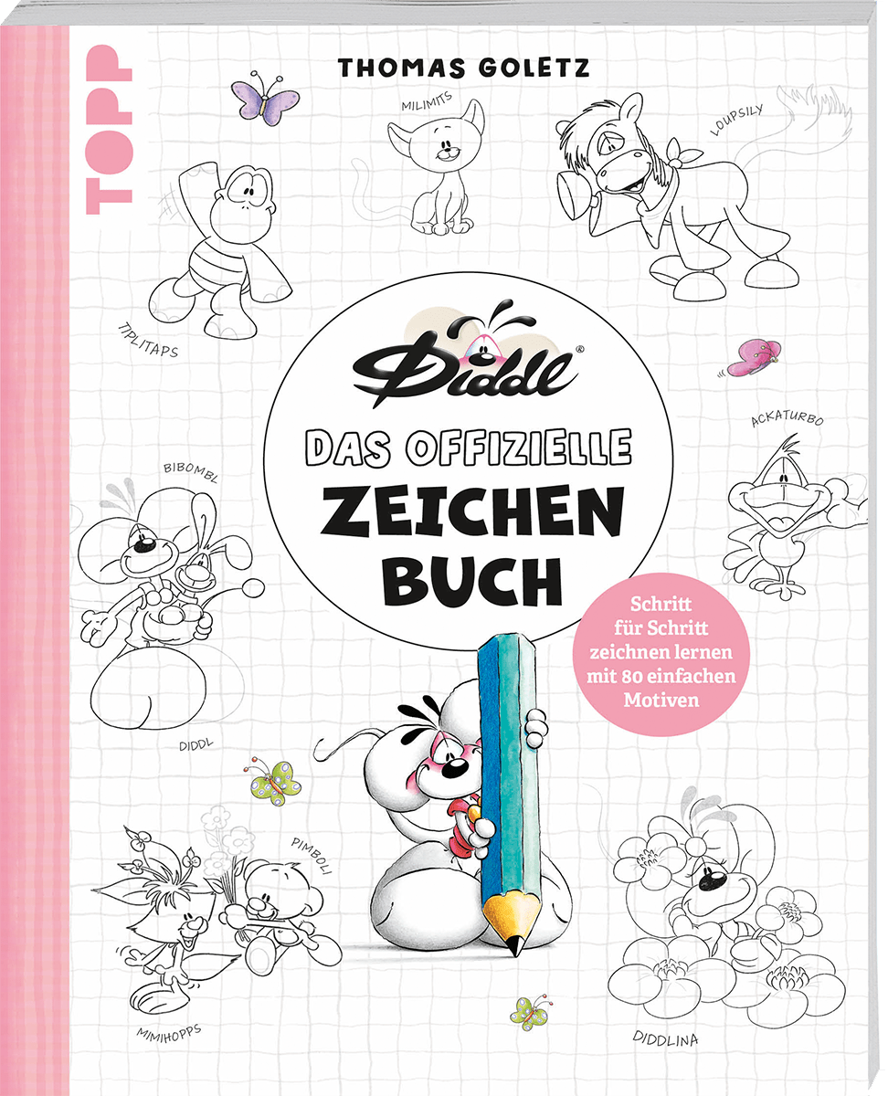 Die bunte Welt von DIDDL und seinen Freunden - Das offizielle Zeichenbuch TOPP Verlag - malmichbuntbest.com