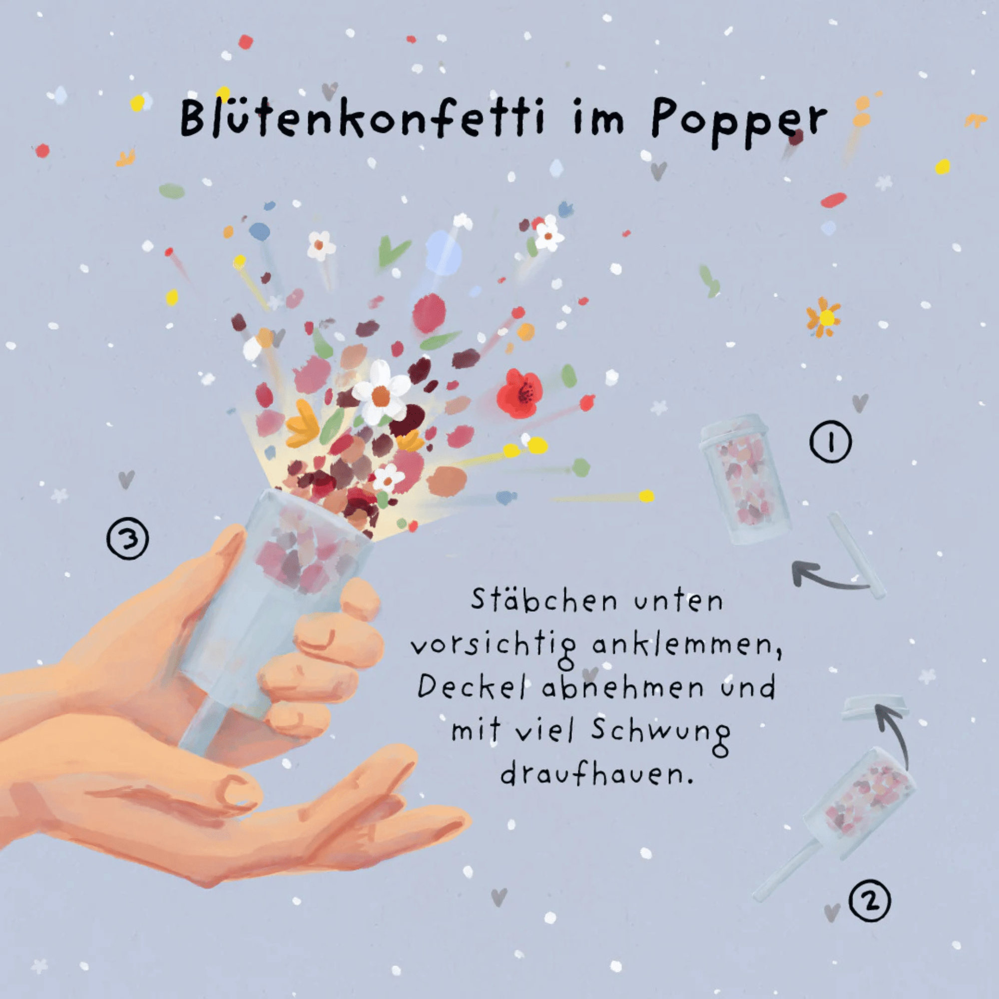 Die Stadtgärtner Blütenkonfetti im Popper - Namaste Bitches Die Stadtgärtner - malmichbuntbest.com