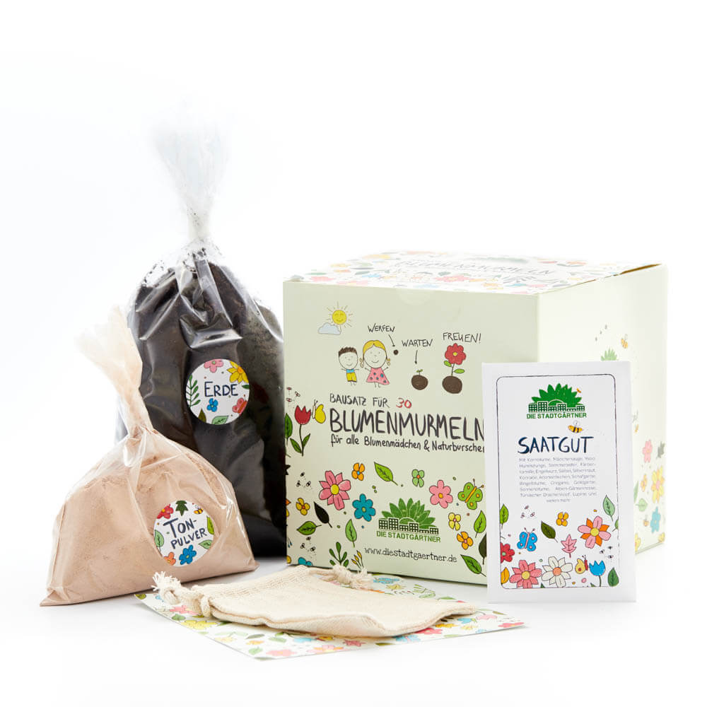 DIY Blumenmurmeln Bausatz Die Stadtgärtner - malmichbuntbest.com