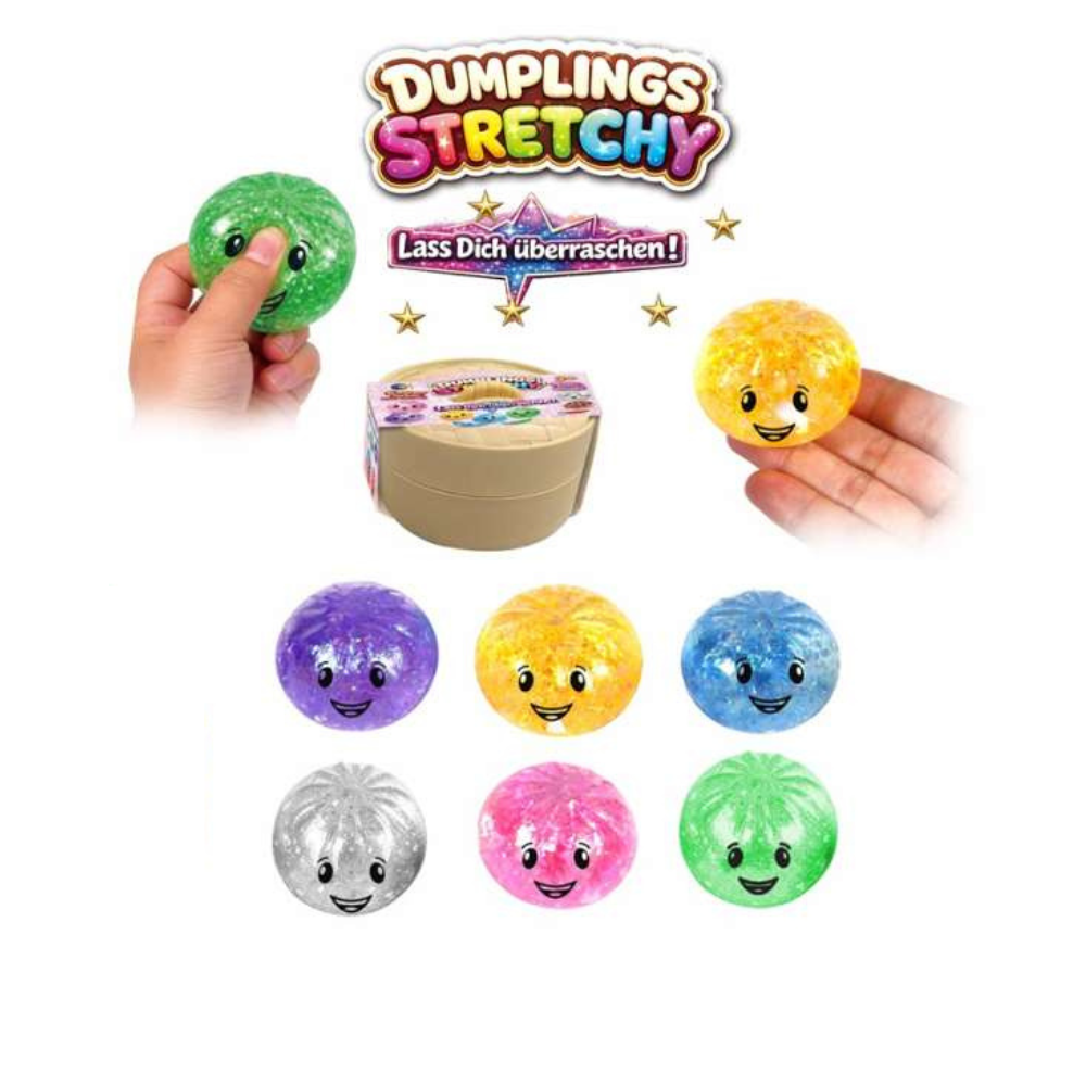 Dumplings Glitzer-Stretchy 5,3cm Funtrading - malmichbuntbest.com