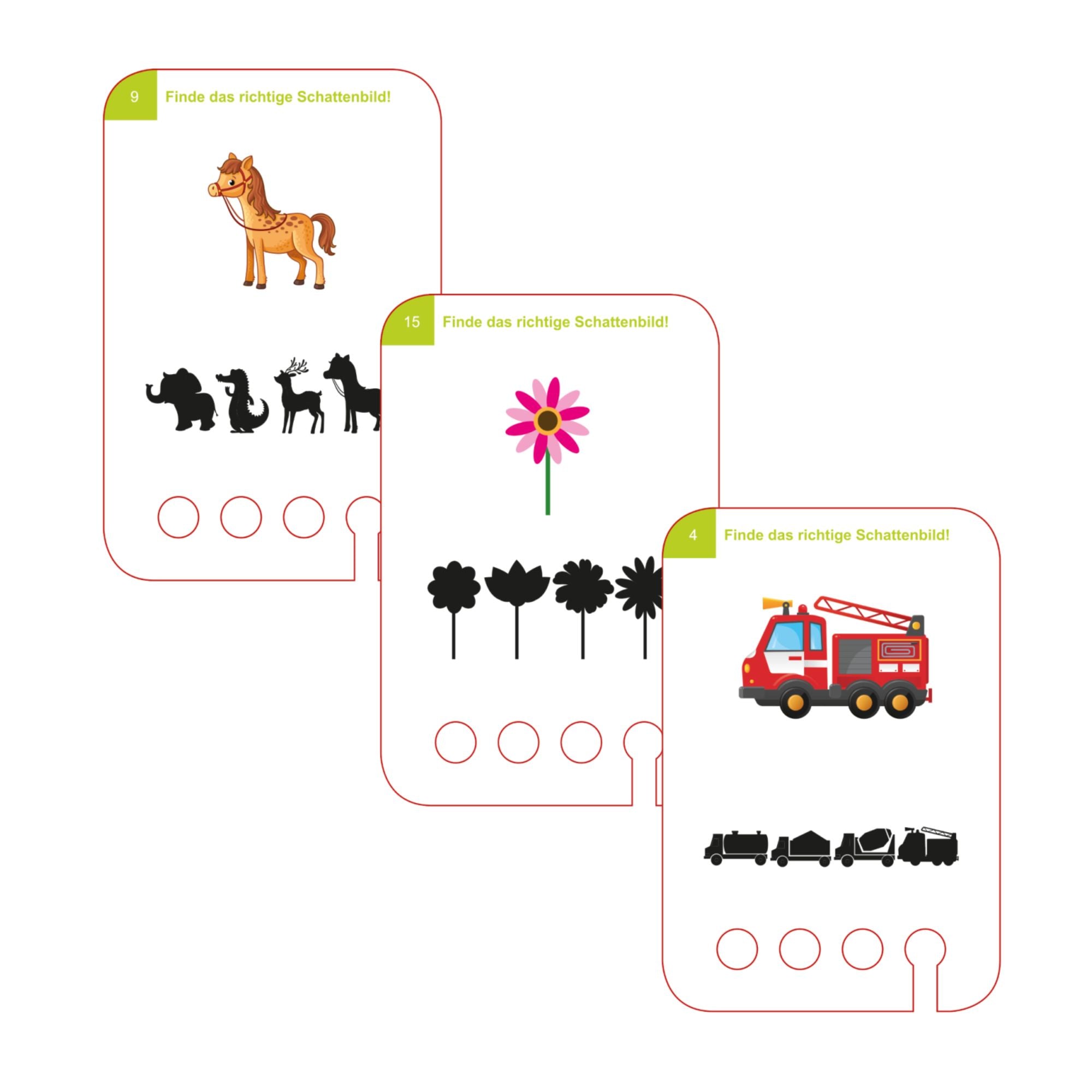 Erste Schattenspiele - Übungen für den Lochkasten Lernspielverlag - malmichbuntbest.com