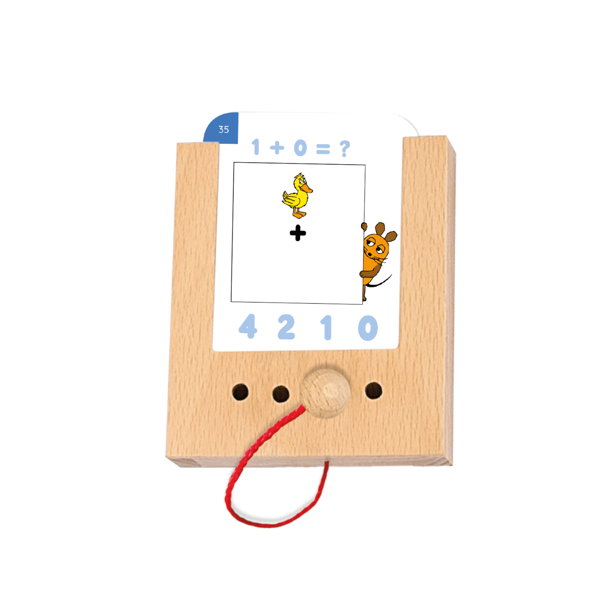 Erstes Rechnen mit der Maus 5 - 6+ - Übungen für den Lochkasten Lernspielverlag - malmichbuntbest.com