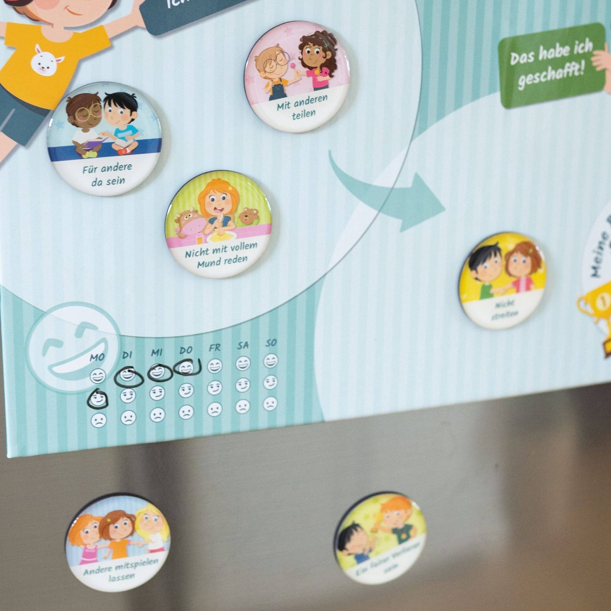 Erweiterungs - Set für Magnettafel "Fair und höflich" Papierdrachen - malmichbuntbest.com