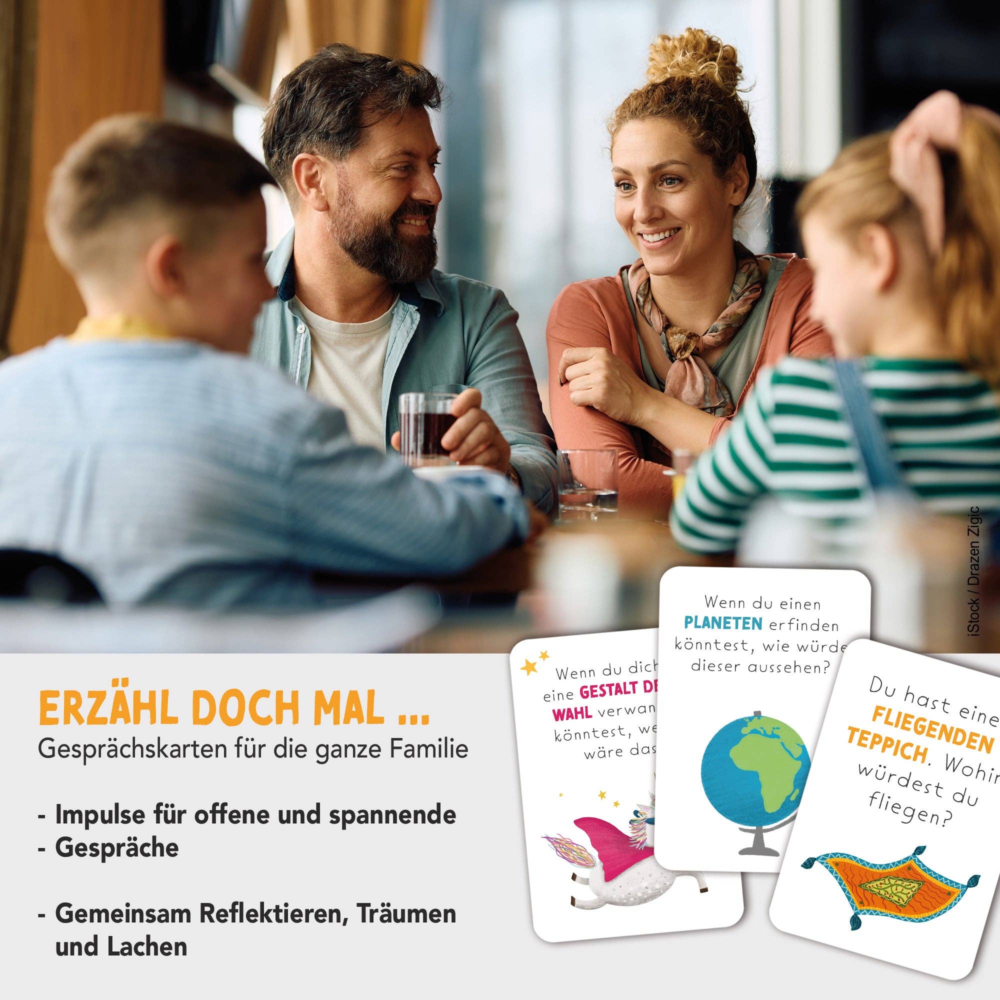Erzähl doch mal – Gesprächskarten für Kinder Rüsselfuchs - malmichbuntbest.com