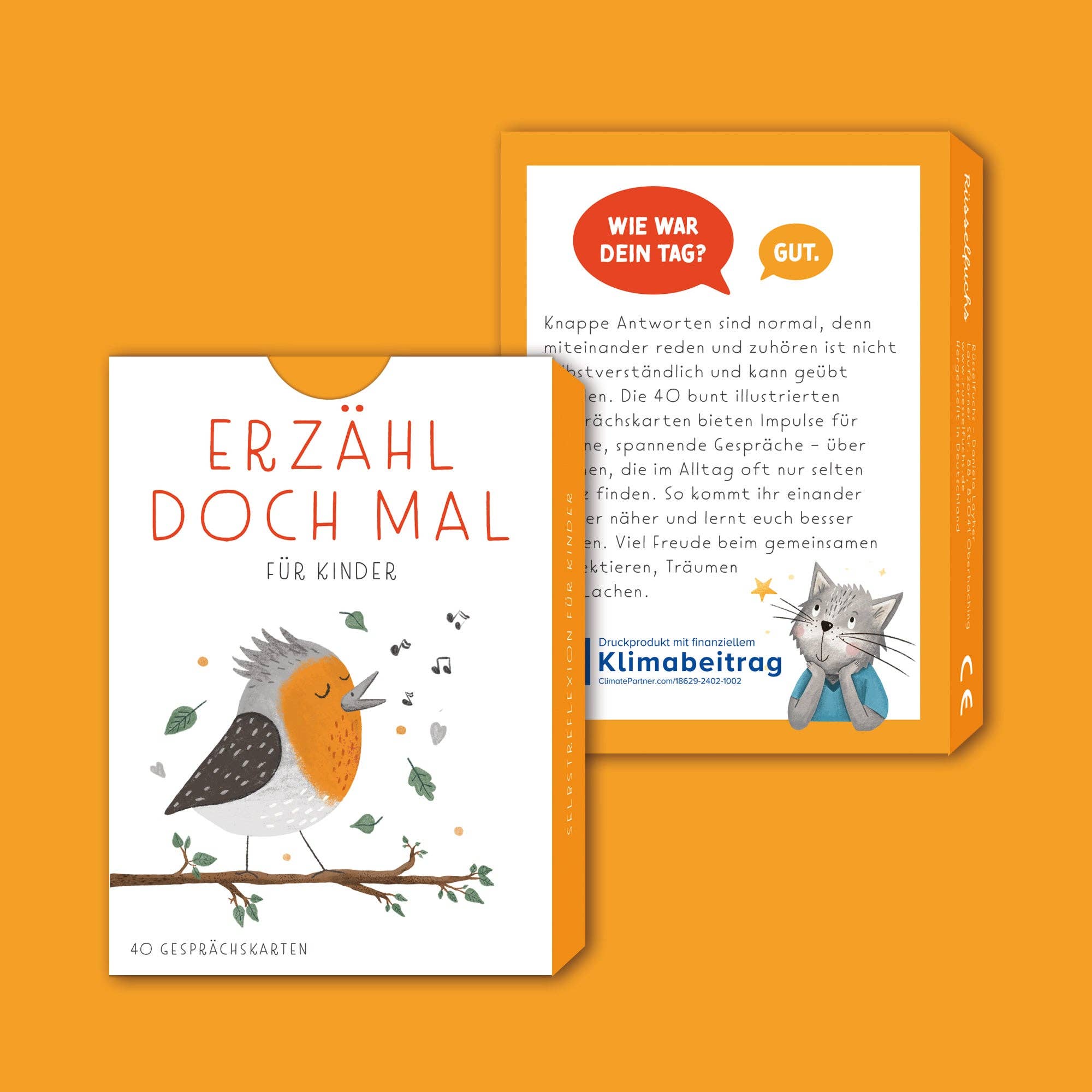 Erzähl doch mal – Gesprächskarten für Kinder Rüsselfuchs - malmichbuntbest.com