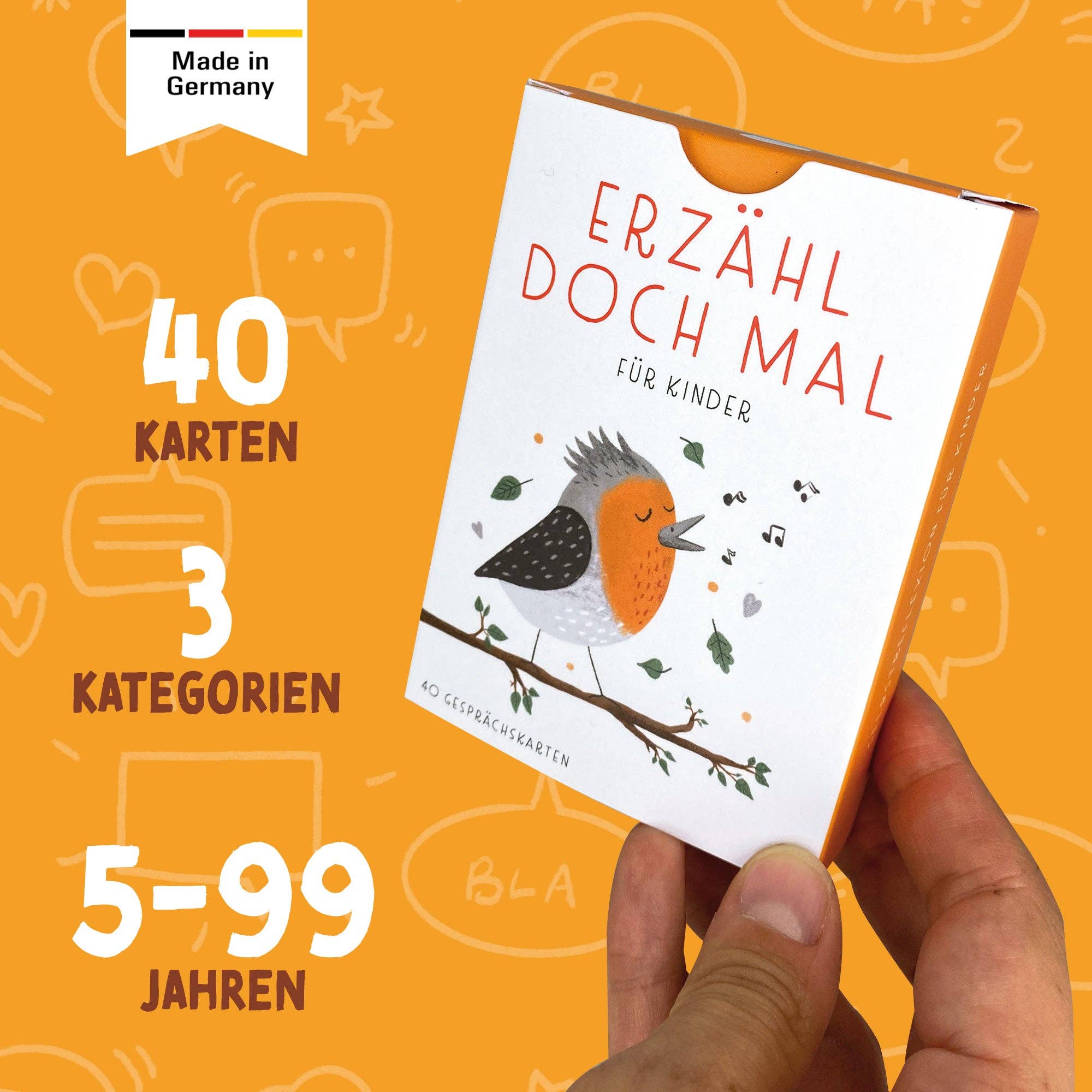 Erzähl doch mal – Gesprächskarten für Kinder Rüsselfuchs - malmichbuntbest.com