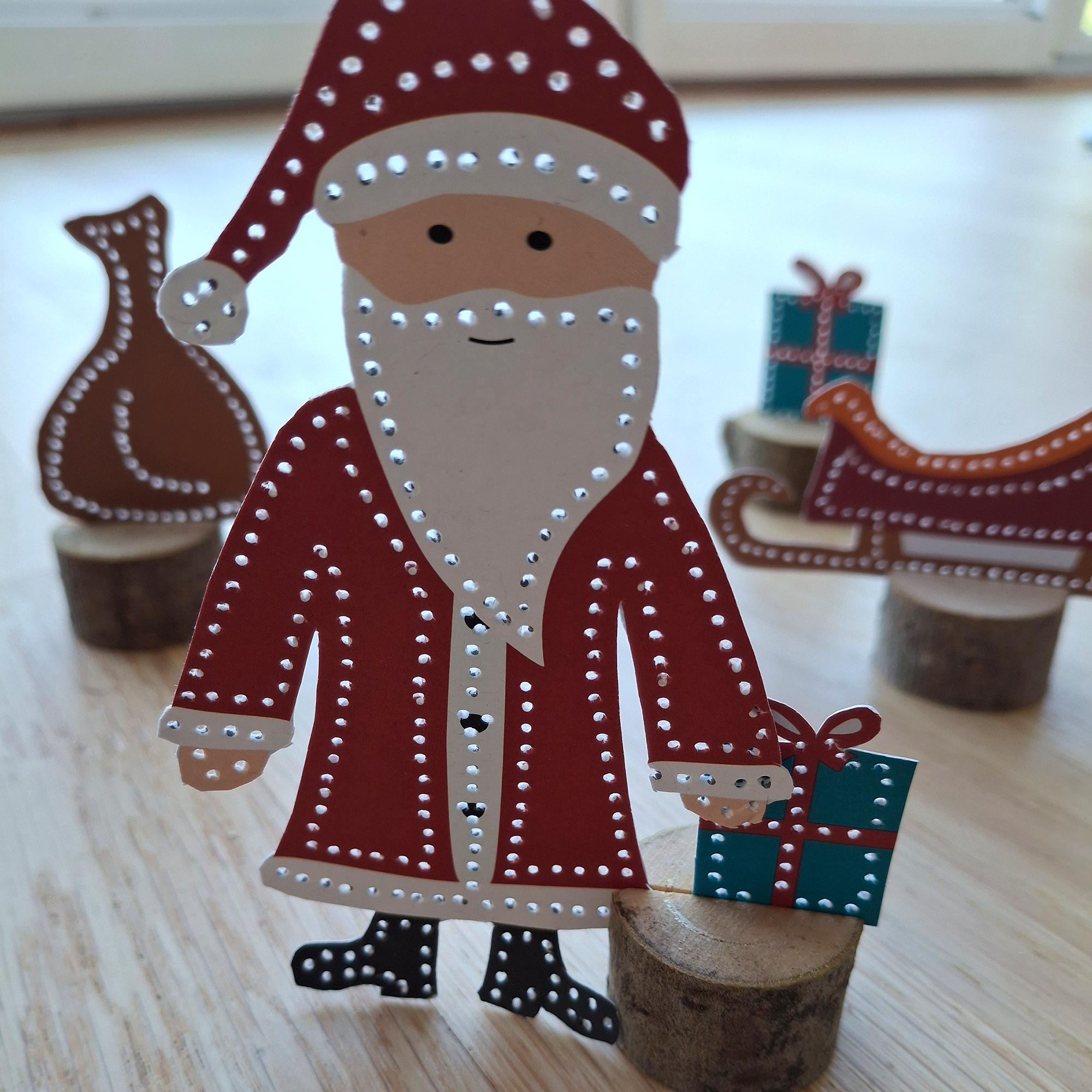 Prickeln für Kinder - Prickelset Nikolaus