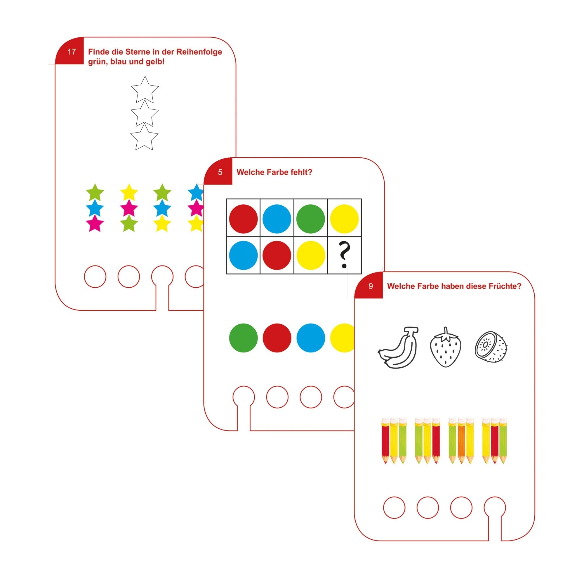 Farb - und Formspiele - Übungen für den Lochkasten Lernspielverlag - malmichbuntbest.com