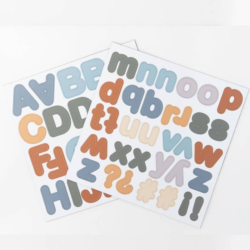 Ferflex Magnetische Buchstaben – Karamellblau – Set mit 125 Magneten Ferflex - malmichbuntbest.com