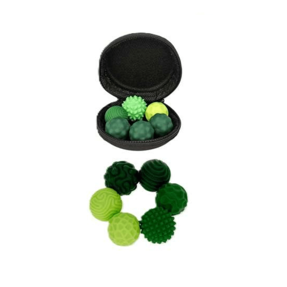 FidgNetics - 6 magnetische Antistress - Kugeln grün Funtrading - malmichbuntbest.com