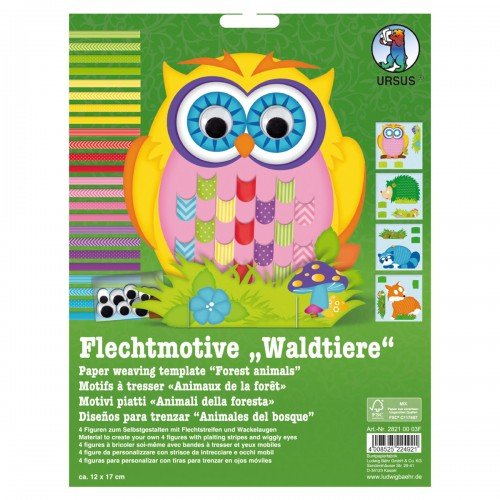 Flechtmotive Waldtiere Ursus - malmichbuntbest.com