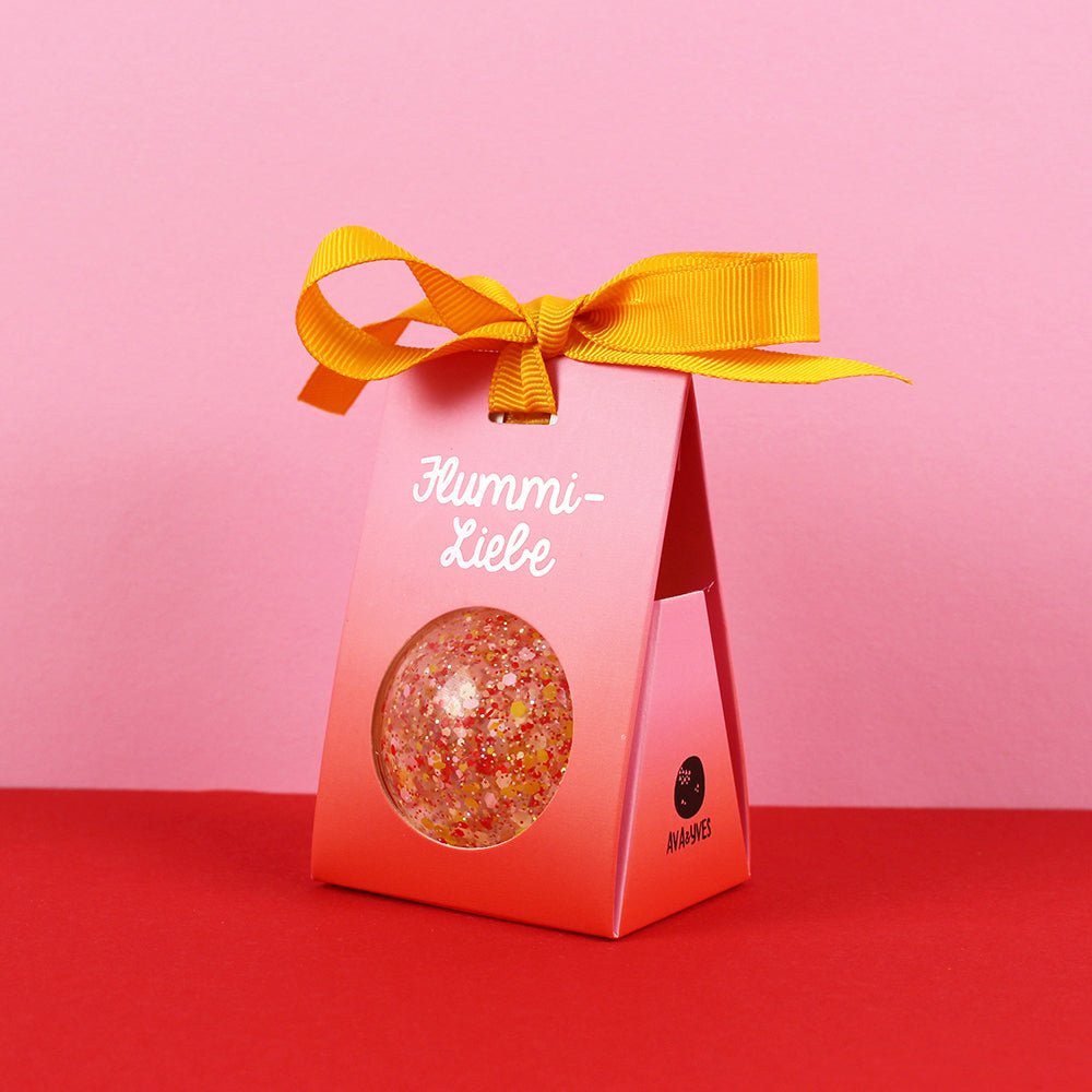 Flummiball im Geschenkverpackung - 49mm Ava & Yves - malmichbuntbest.com