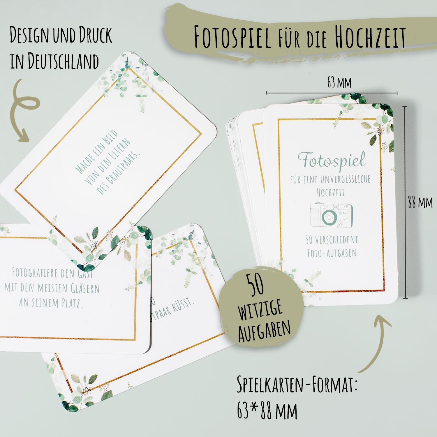 Fotospiel Hochzeit - 50 Fotoaufgaben Jeka - malmichbuntbest.com