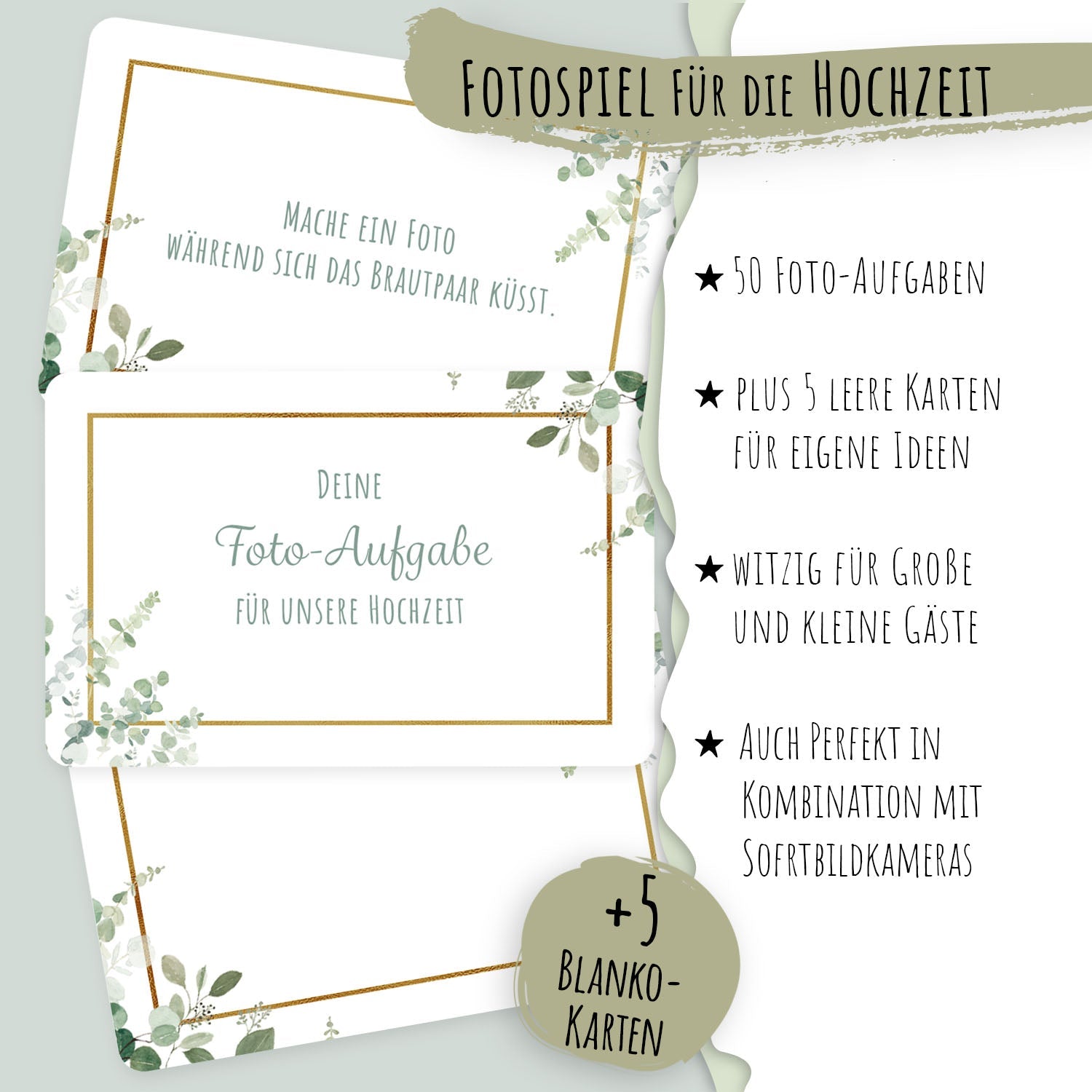 Fotospiel Hochzeit - 50 Fotoaufgaben Jeka - malmichbuntbest.com