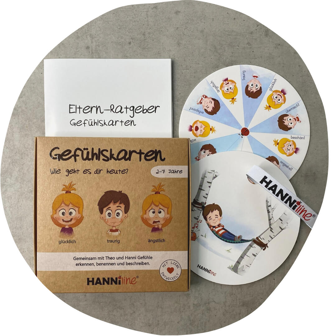 Gefühlskarten (2 - 7 Jahre) HANNIline - malmichbuntbest.com