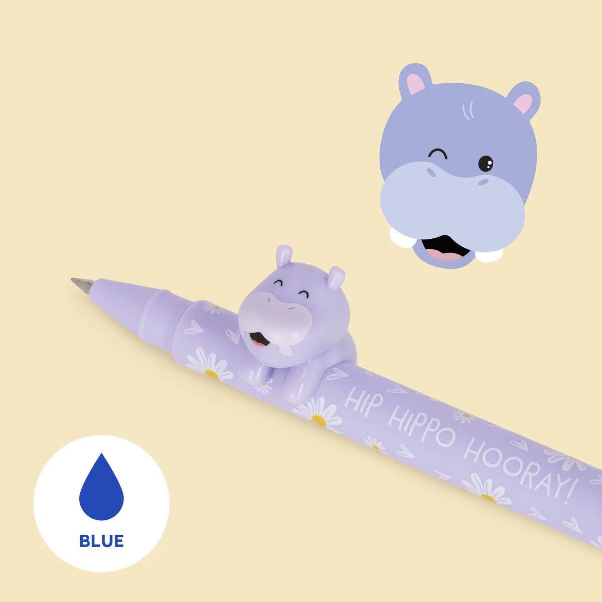 Gelstift Lovely Friends - Hippo Legami - malmichbuntbest.com