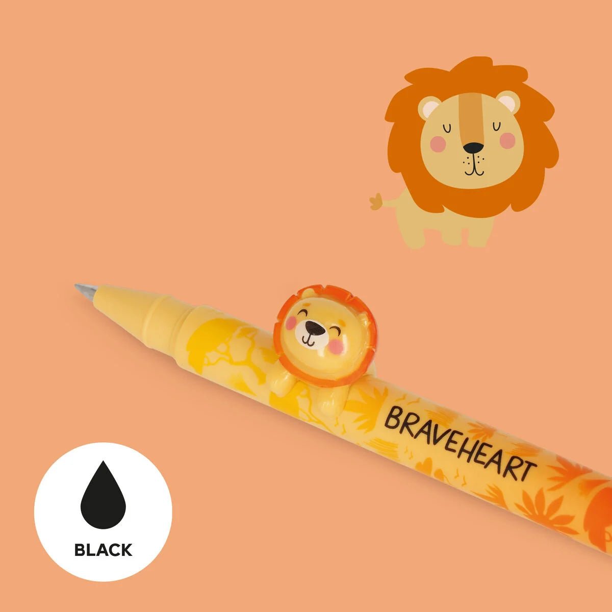 Gelstift Lovely Friends - Löwe Legami - malmichbuntbest.com