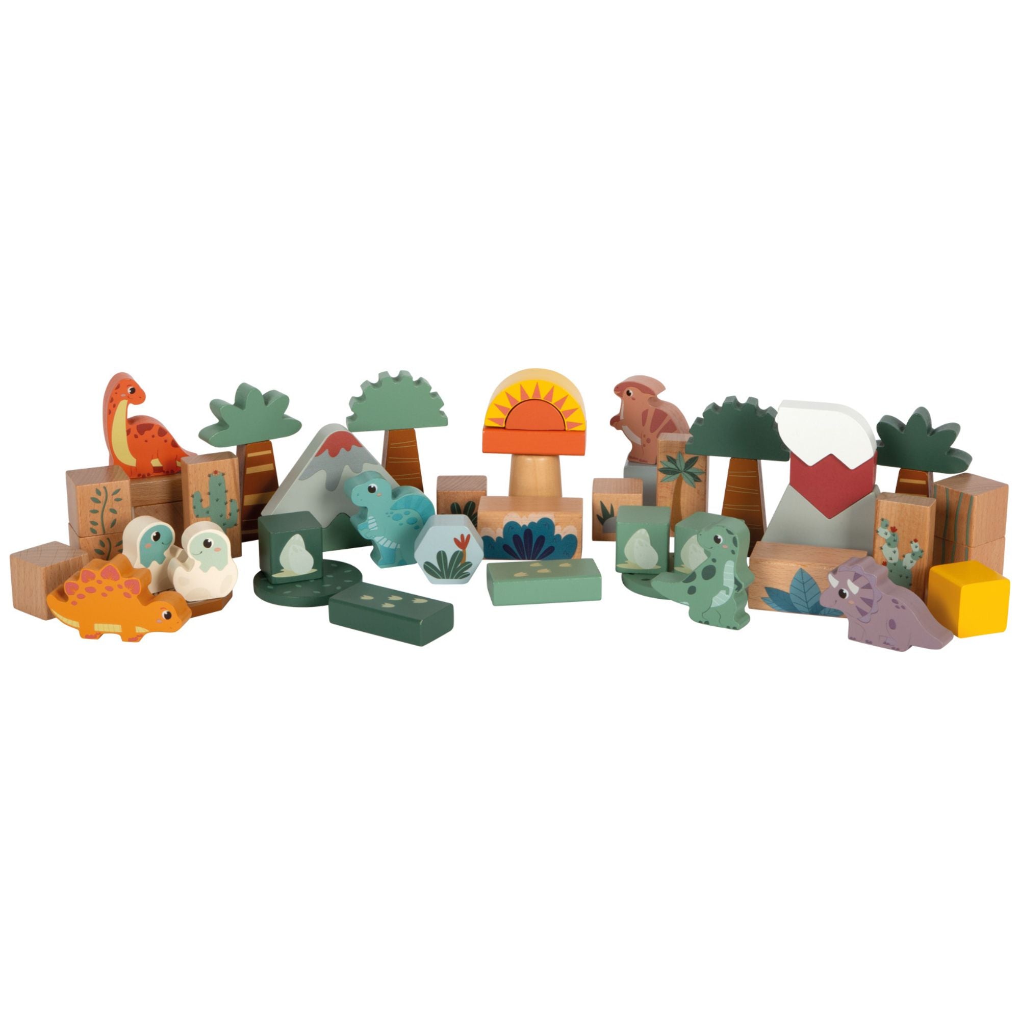 Holzbausteine „Dino“ Small foot - malmichbuntbest.com