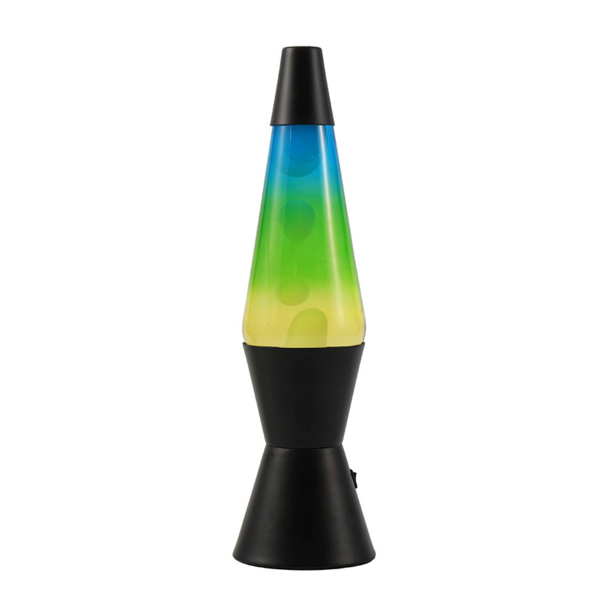 I-Total - LED Lavalampe Spaceship blau/ gelb
