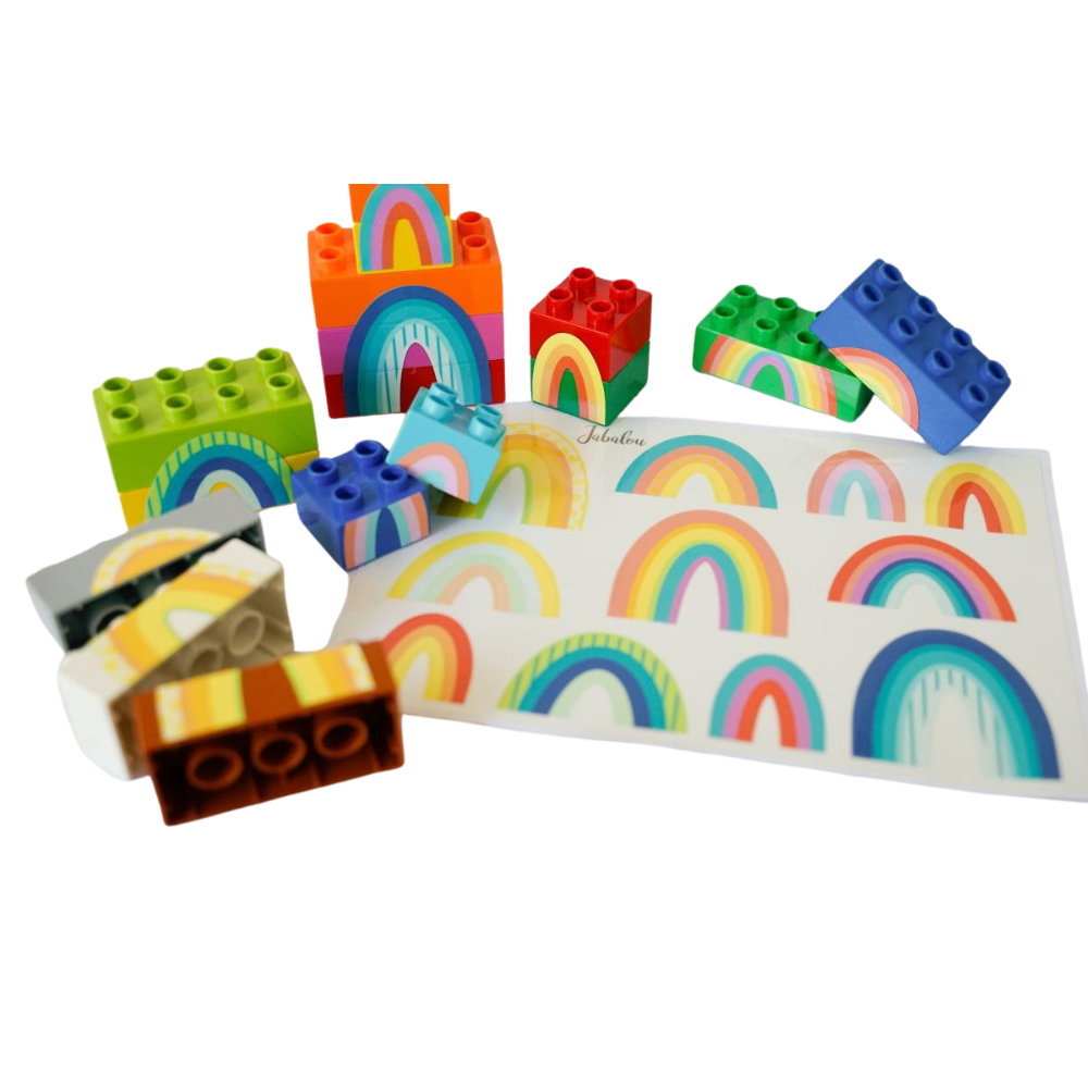 Jabalou® Aufkleber - Regenbogen jabalou - malmichbuntbest.com