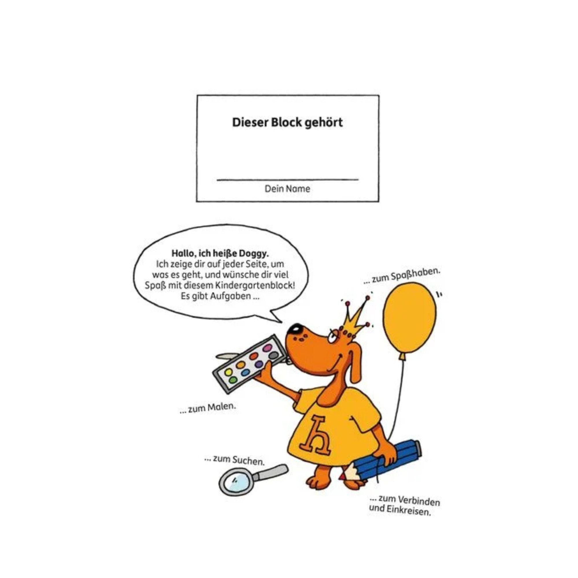 Kindergartenblock ab 3 Jahre - Jetzt bin ich groß! - Nr. 608 Hauschka Verlag - malmichbuntbest.com