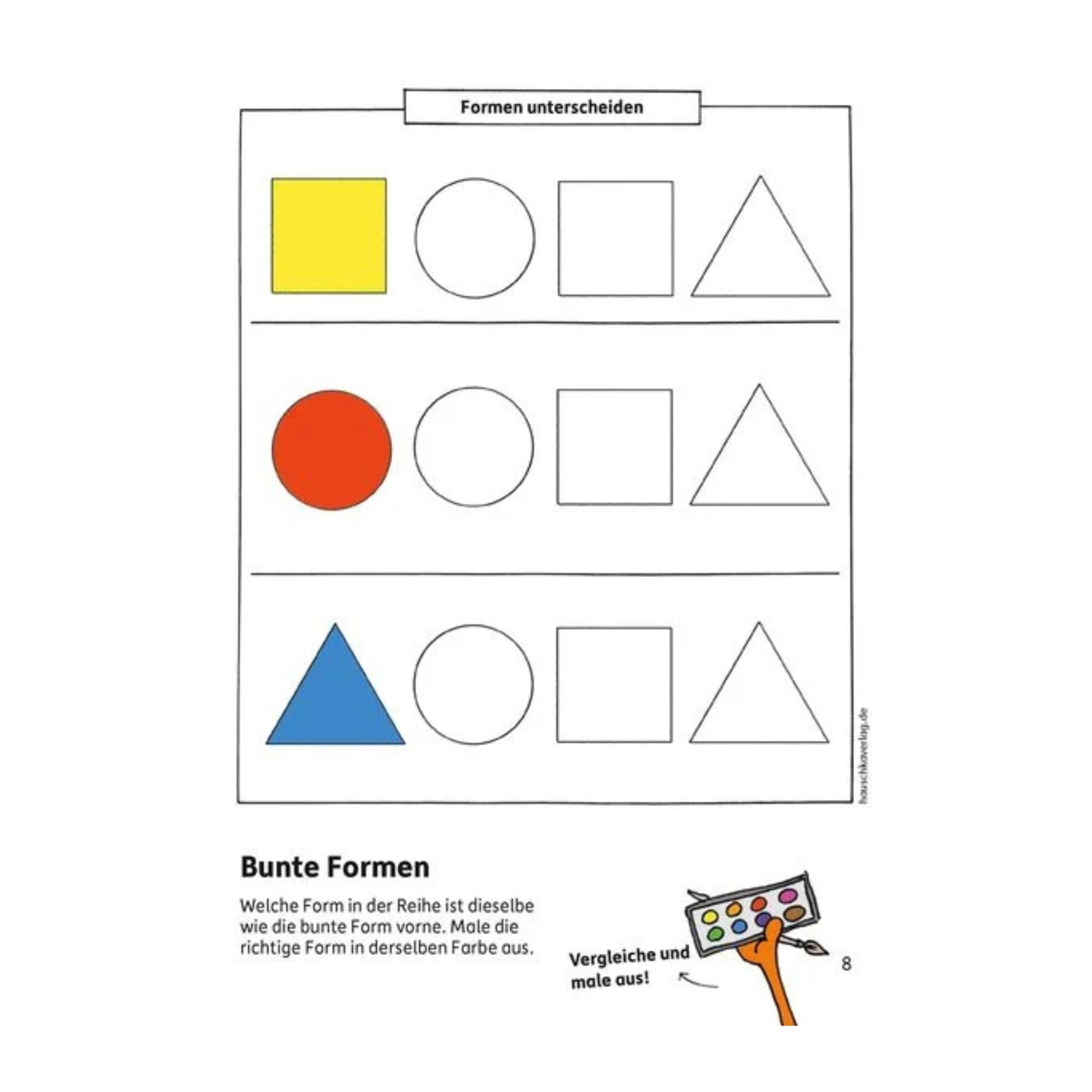 Kindergartenblock ab 3 Jahre - Jetzt bin ich groß! - Nr. 608 Hauschka Verlag - malmichbuntbest.com