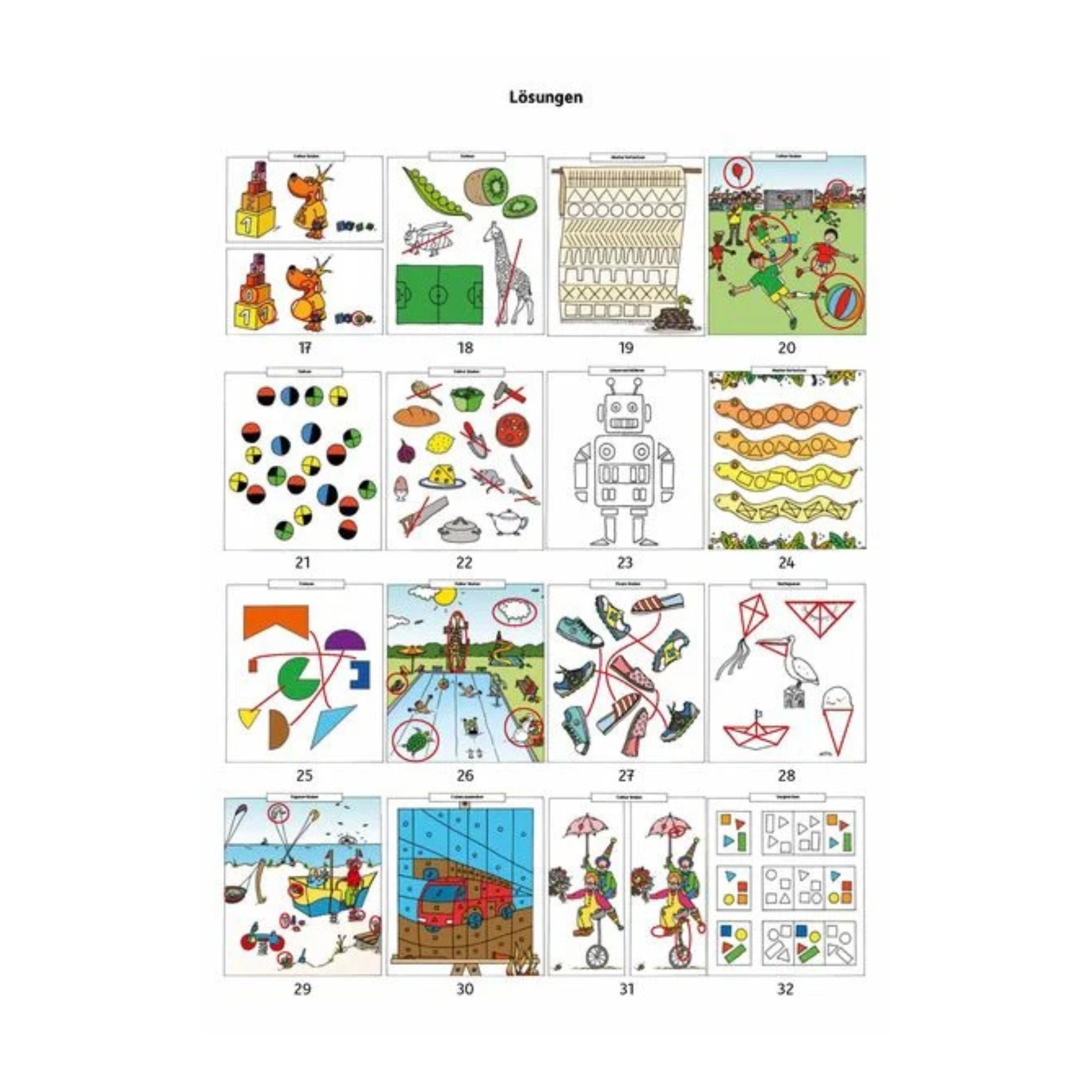 Kindergartenblock – Formen, Farben, Fehler finden ab 4 Jahre - Nr. 621 Hauschka Verlag - malmichbuntbest.com