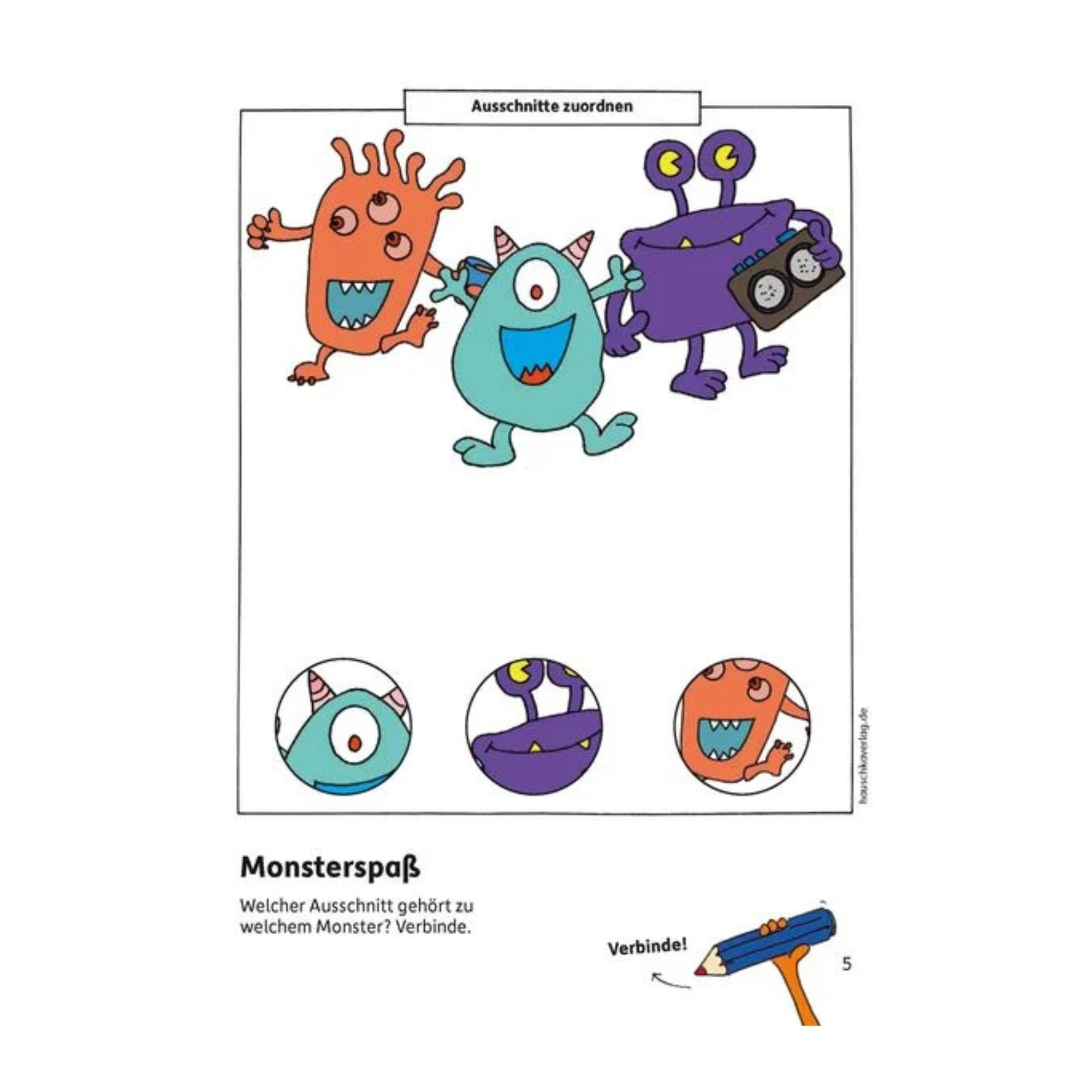 Kindergartenblock – Meine ersten Rätsel und Denkspiele ab 3 Jahre - Nr. 616 Hauschka Verlag - malmichbuntbest.com
