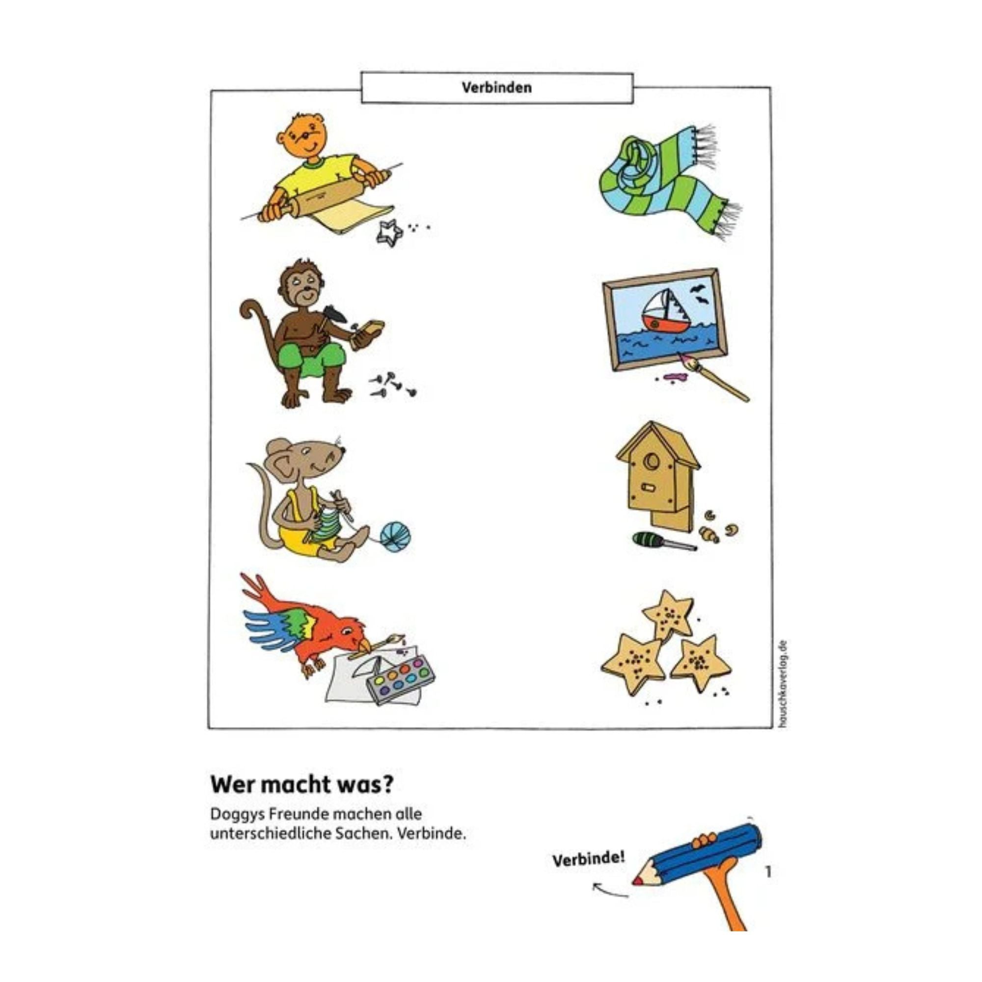 Kindergartenblock – Verbinden, vergleichen, Fehler finden ab 4 Jahre - Nr. 622 Hauschka Verlag - malmichbuntbest.com