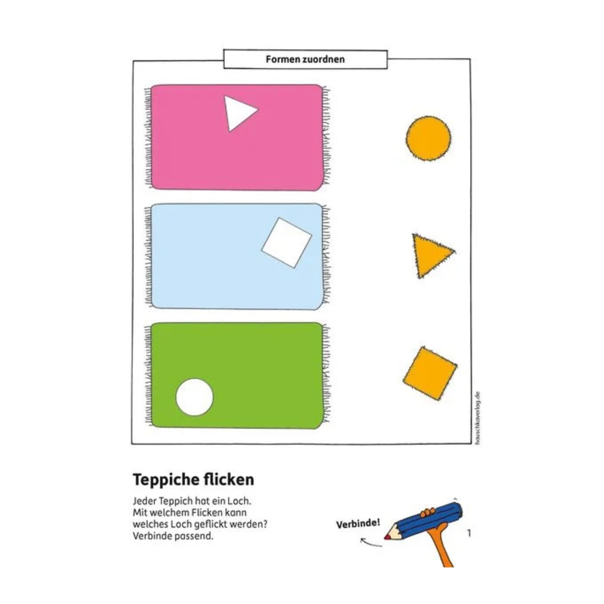 Kindergartenblock – Vergleichen, rätseln und malen ab 3 Jahre - Nr. 610 Hauschka Verlag - malmichbuntbest.com