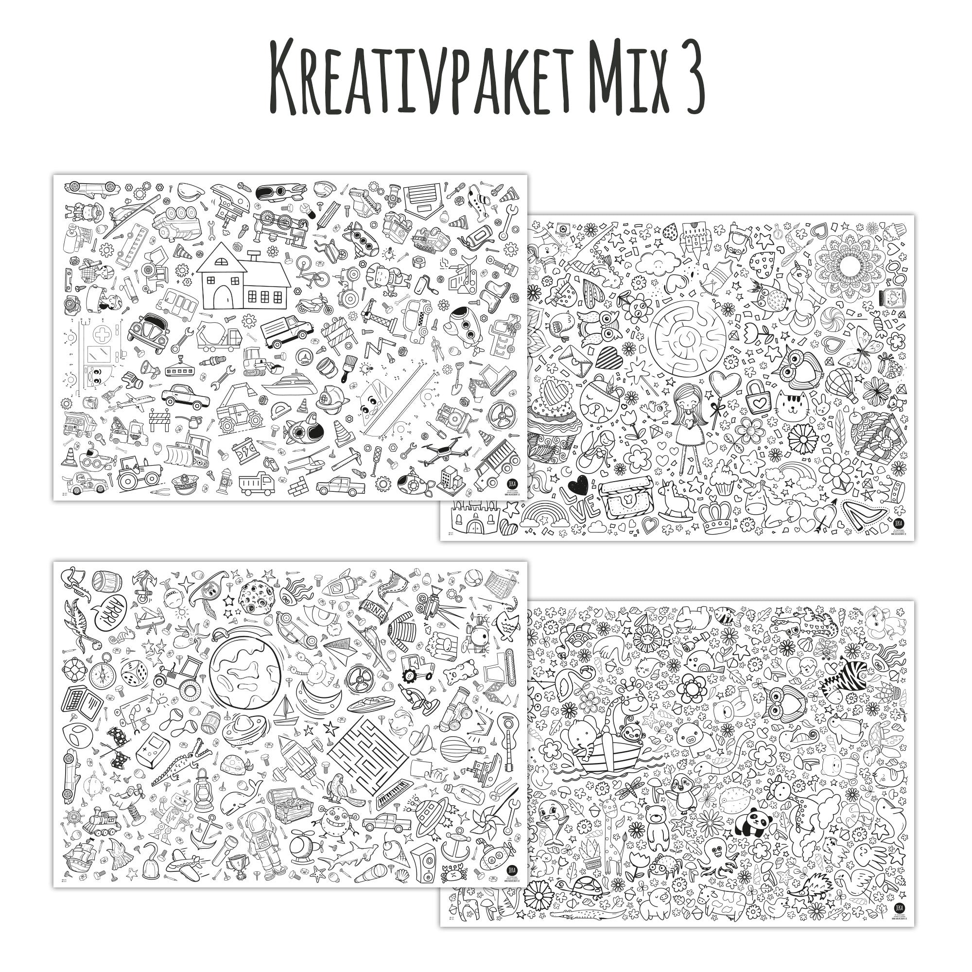 Kleine Maldecke Mix - Paket 3 Jeka - malmichbuntbest.com
